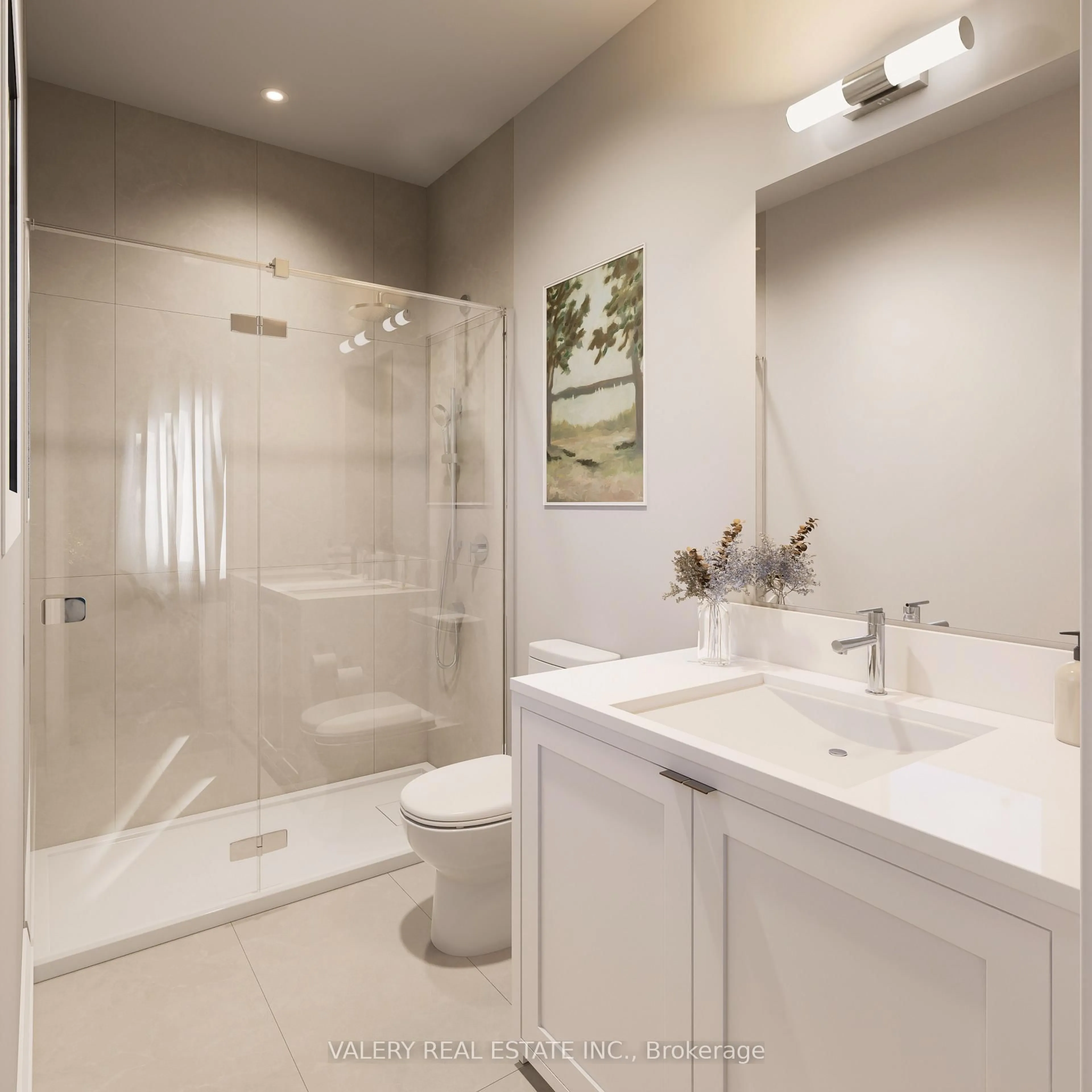 Contemporary bathroom, ceramic/tile floor for 3033 Townline Rd #Unit M, Fort Erie Ontario L0S 1S1