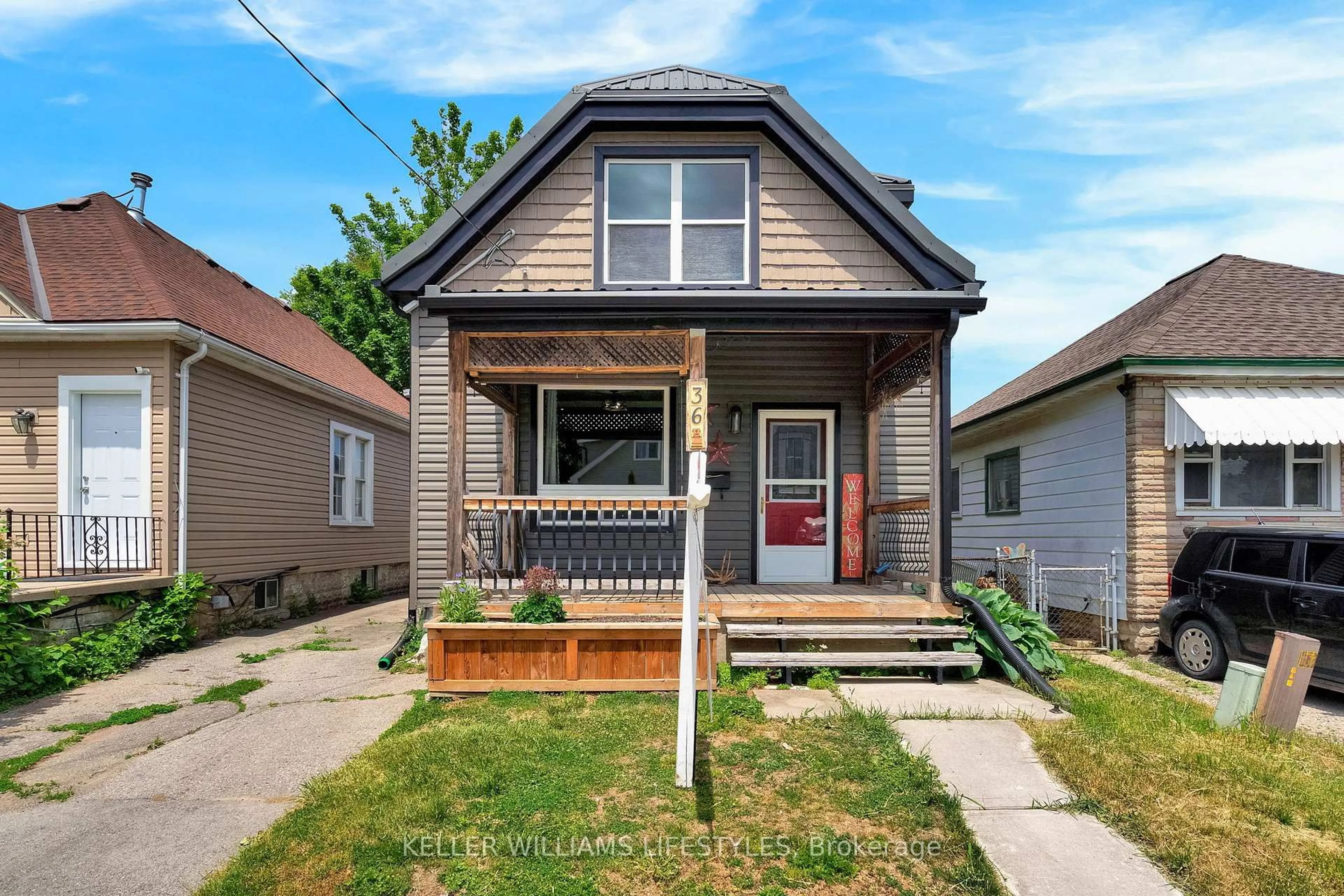 Home with vinyl exterior material, street for 36 Major St, London East Ontario N5Z 1E3