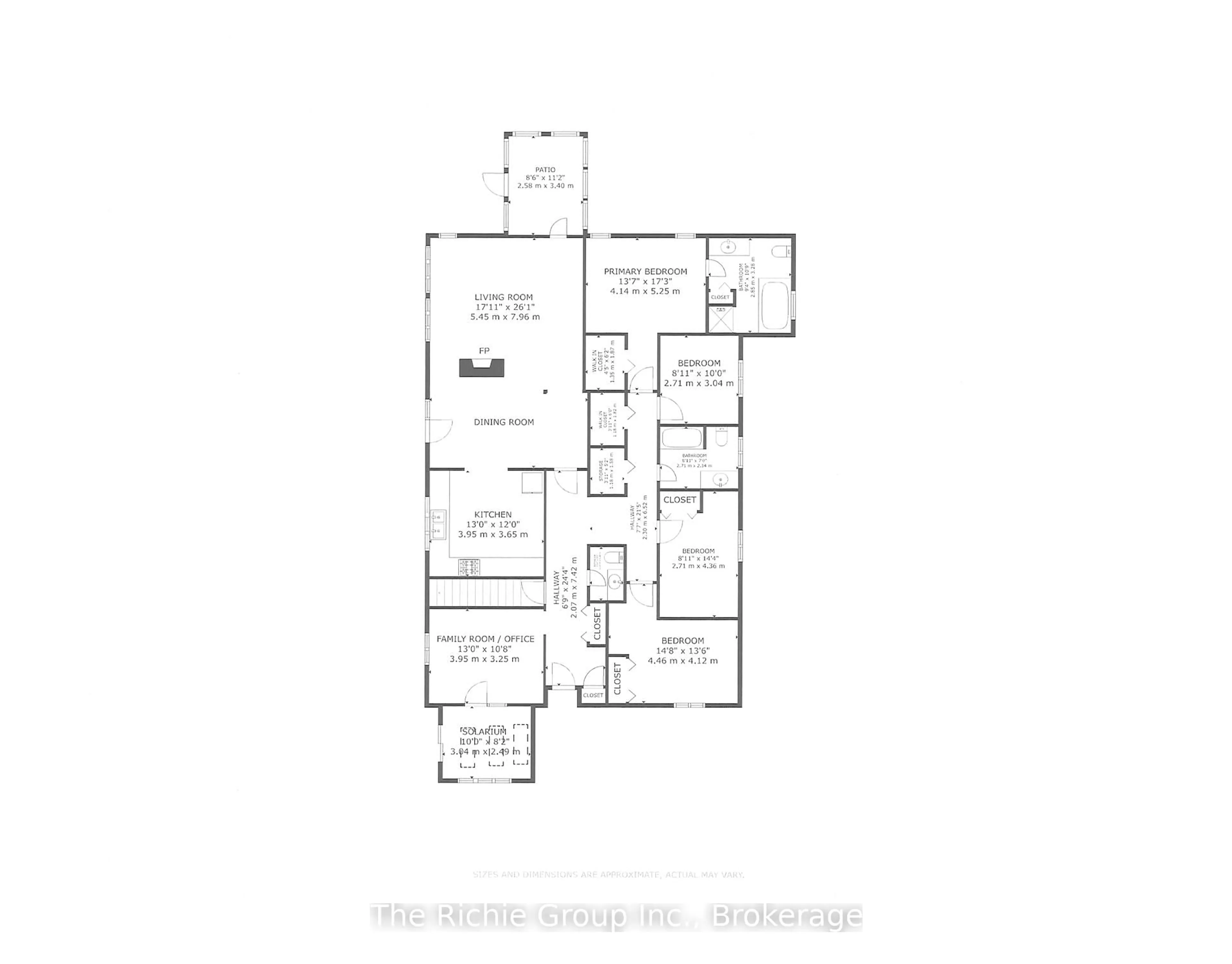 Floor plan for 247483 5 Sdrd, Mono Ontario L9W 6K8
