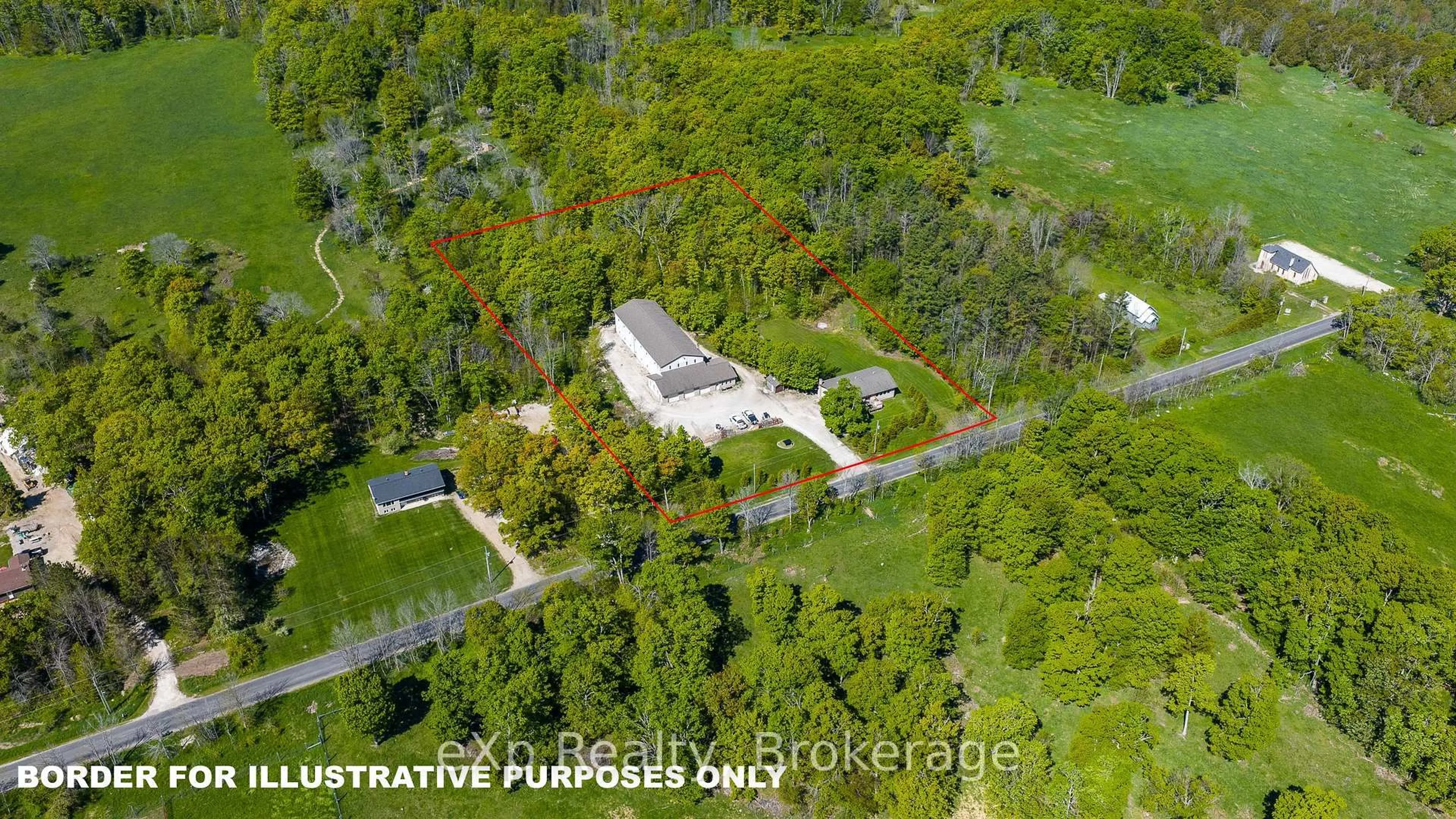 A pic from outside/outdoor area/front of a property/back of a property/a pic from drone, building for 117 East Rd, Northern Bruce Peninsula Ontario N0H 1W0