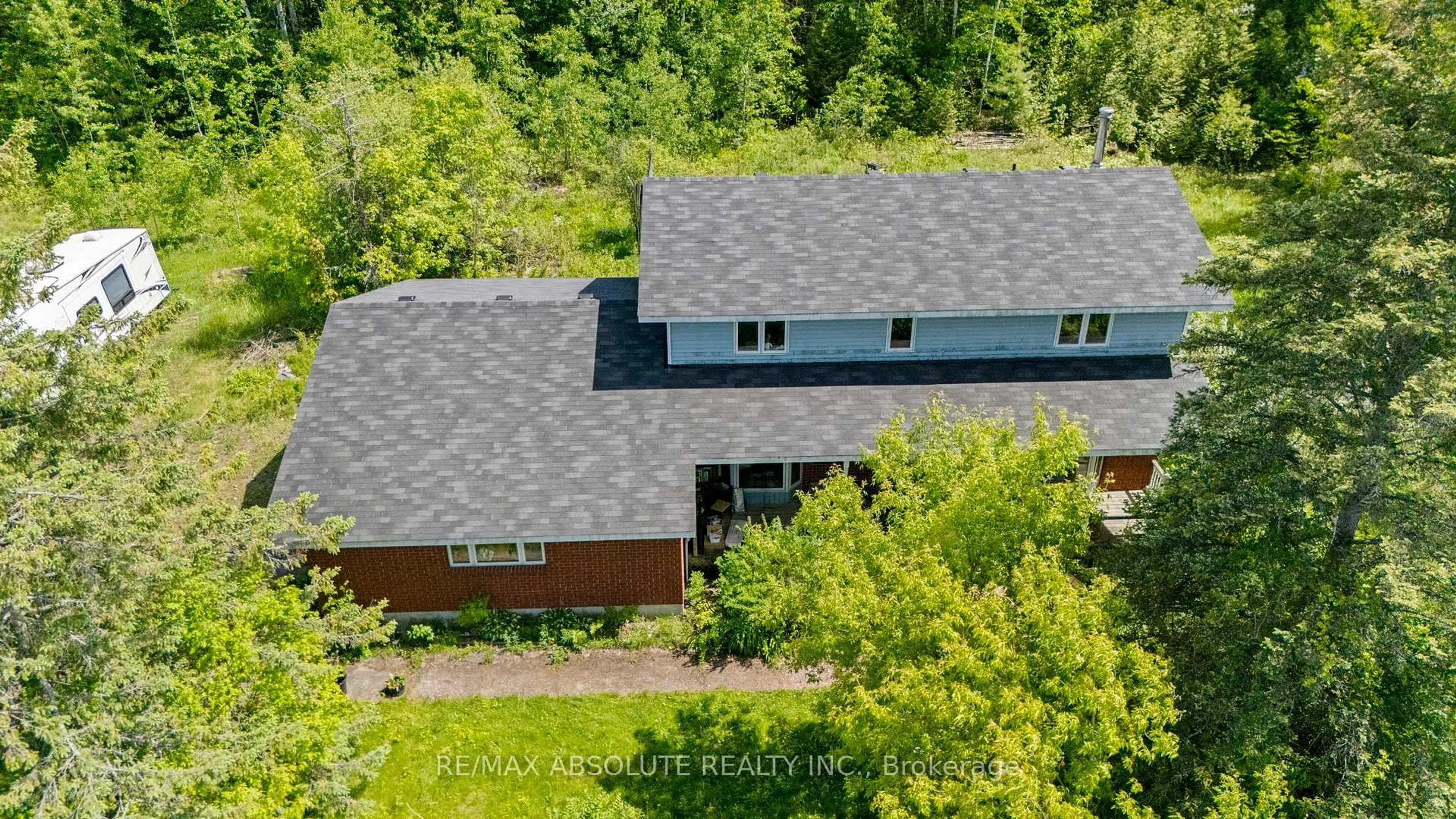 A pic from outside/outdoor area/front of a property/back of a property/a pic from drone, unknown for 1982 Galetta Side Rd, Fitzroy Harbour Ontario K0A 1X0