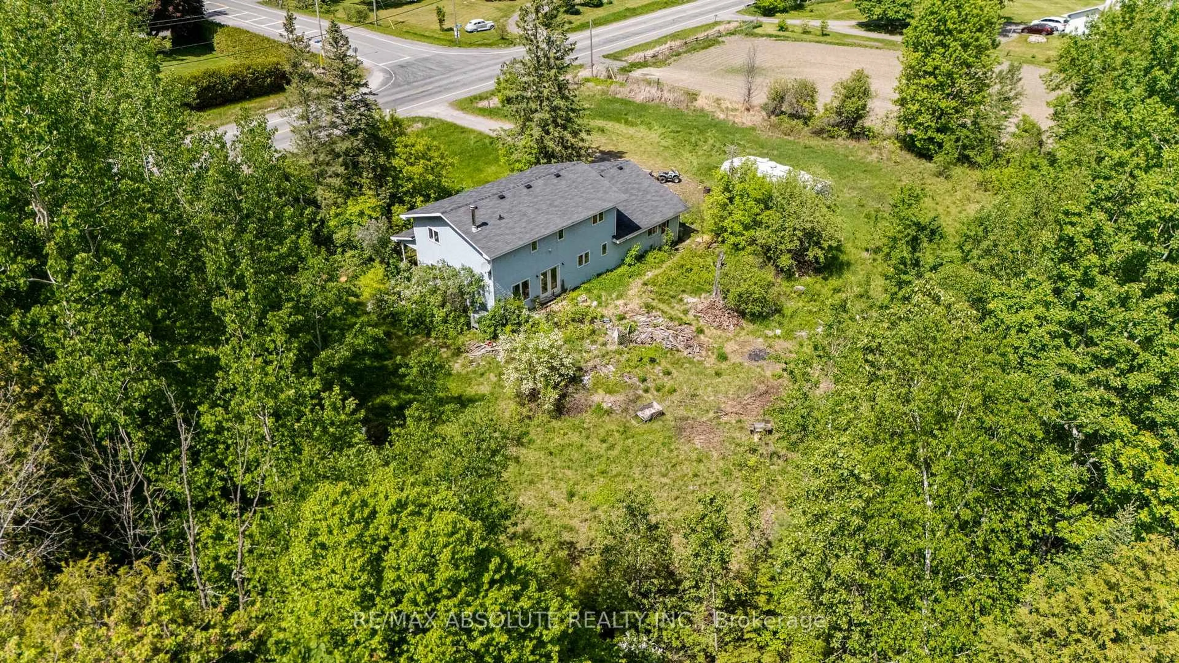 A pic from outside/outdoor area/front of a property/back of a property/a pic from drone, unknown for 1982 Galetta Side Rd, Fitzroy Harbour Ontario K0A 1X0