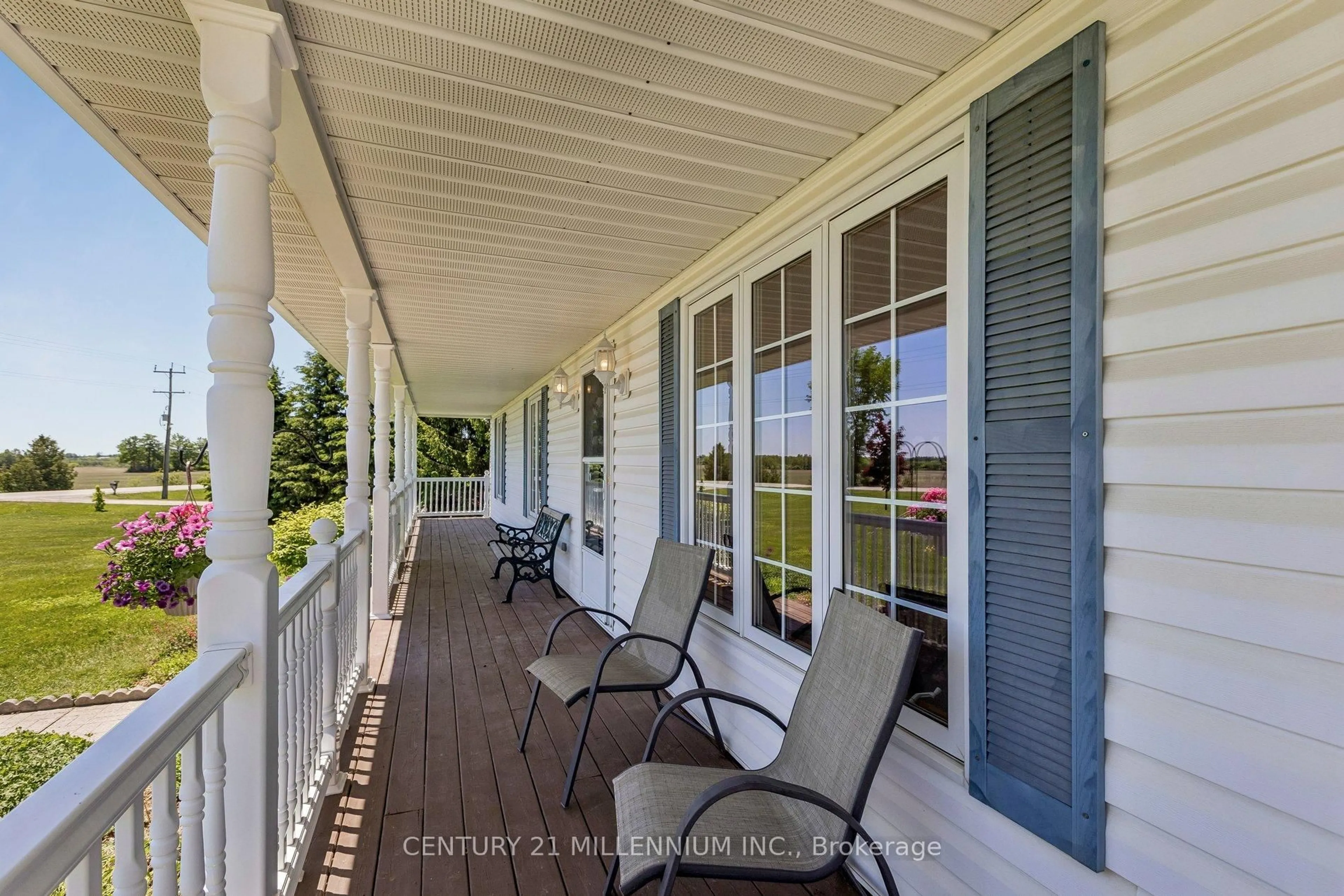 Patio, water/lake/river/ocean view for 193280 Amaranth East Luther Townline, East Luther Grand Valley Ontario L9W 0N5