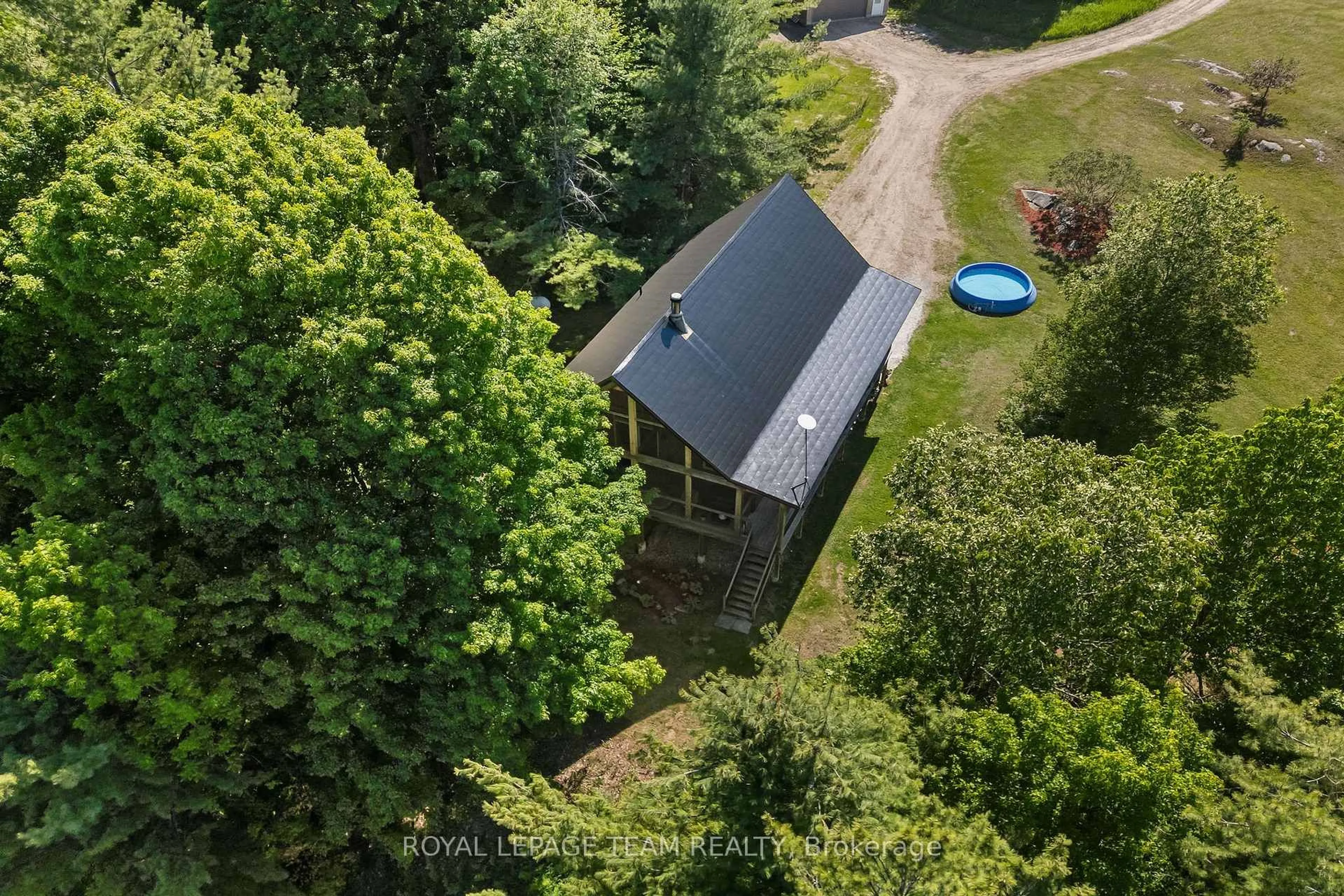 A pic from outside/outdoor area/front of a property/back of a property/a pic from drone, unknown for 1622 Conc. 4B Lanark, Lanark Ontario K0G 1K0