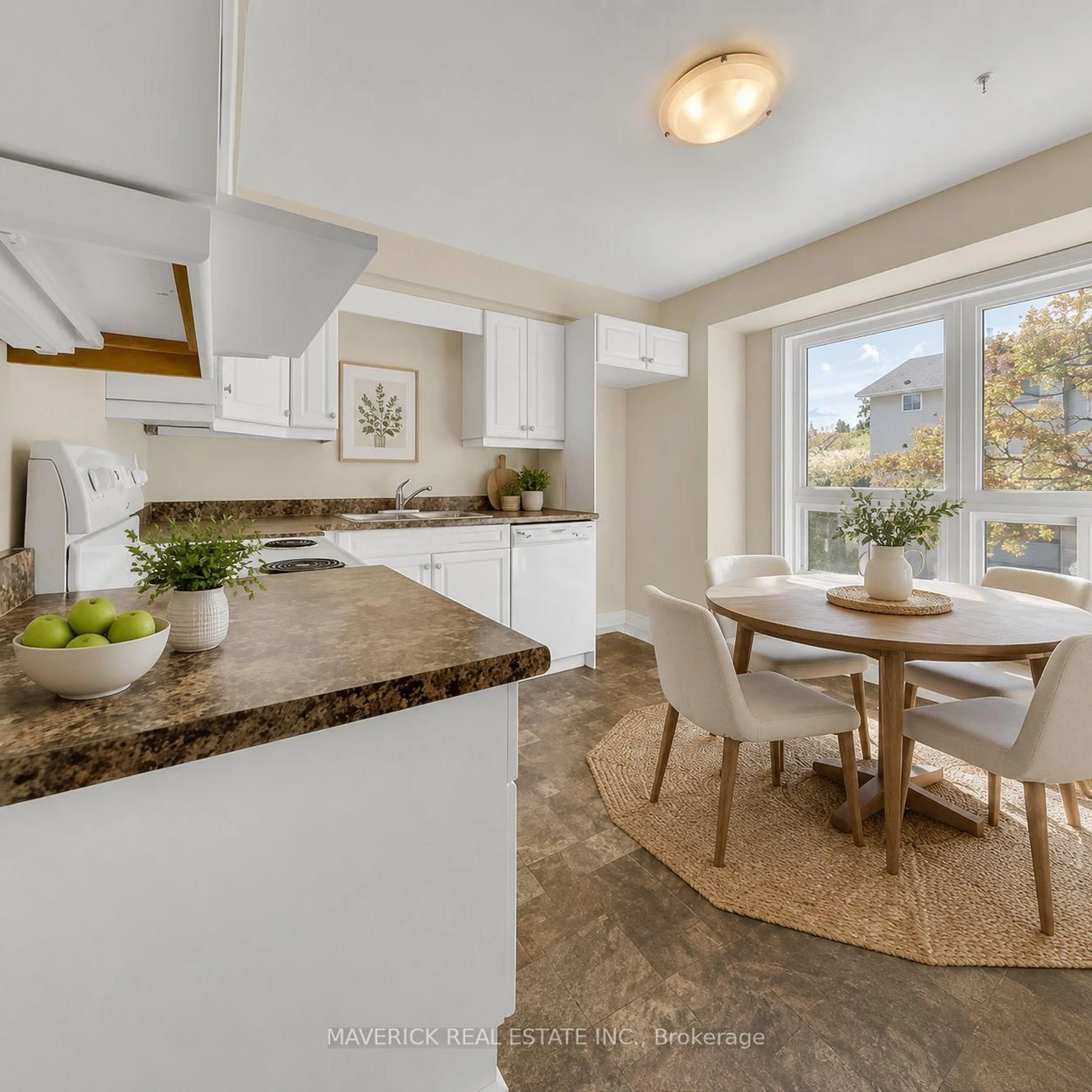Open concept kitchen, ceramic/tile floor for 536 Third St #49, London East Ontario N5V 4R5