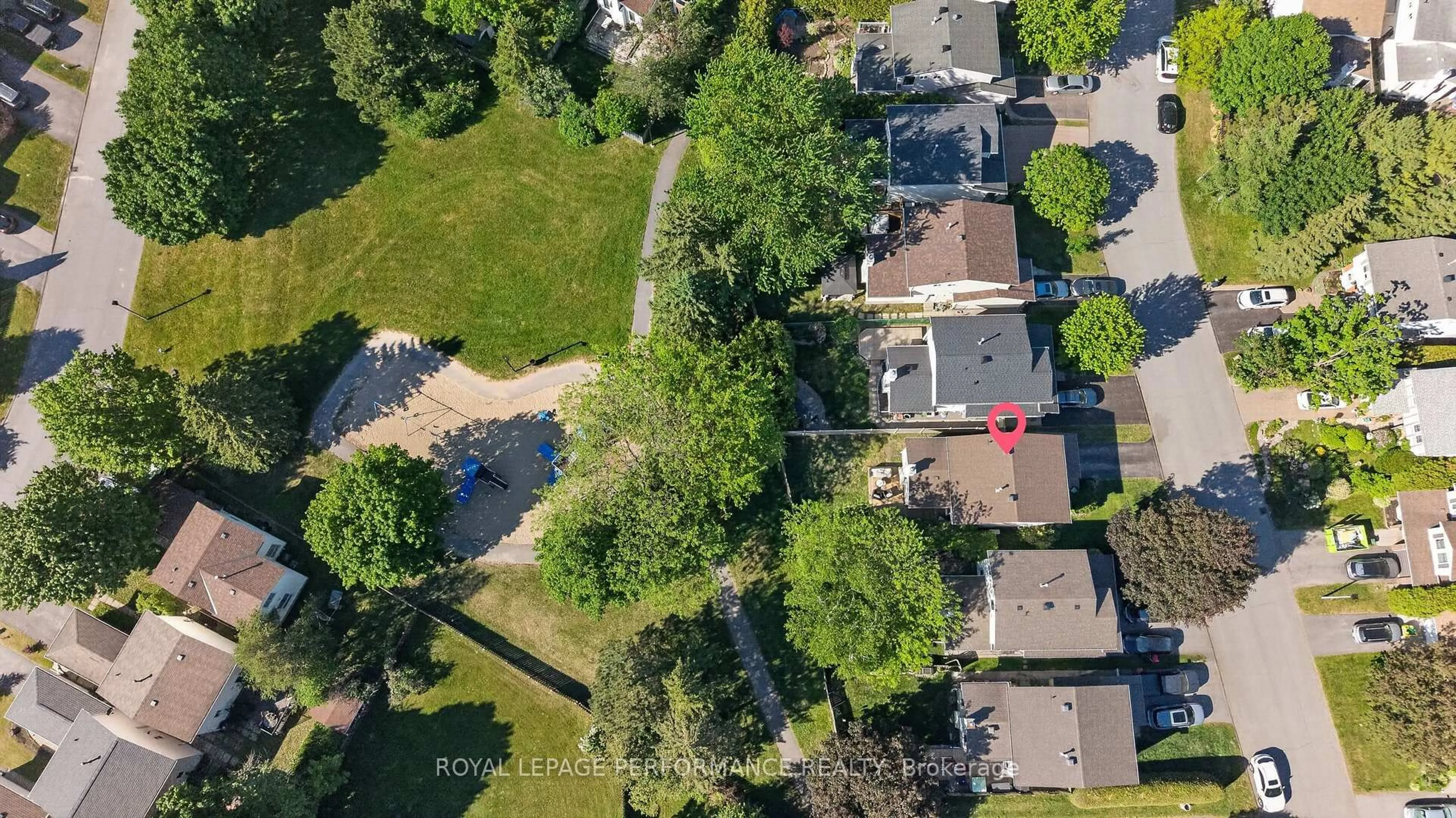 A pic from outside/outdoor area/front of a property/back of a property/a pic from drone, street for 12 Barra Ave, Ottawa Ontario K2L 2R8