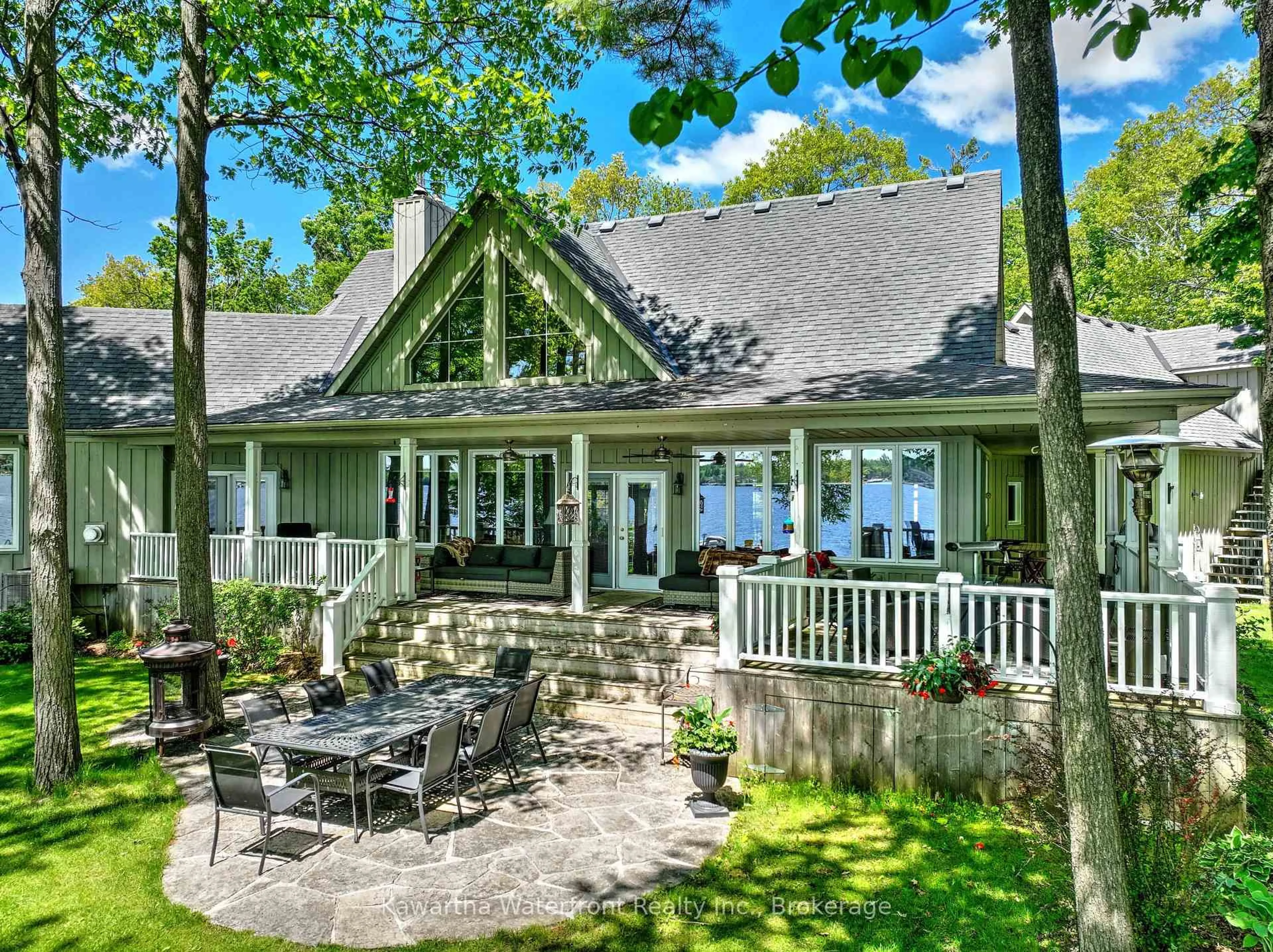 Patio, water/lake/river/ocean view for 12 Edgewood Dr, Kawartha Lakes Ontario K0M 1N0