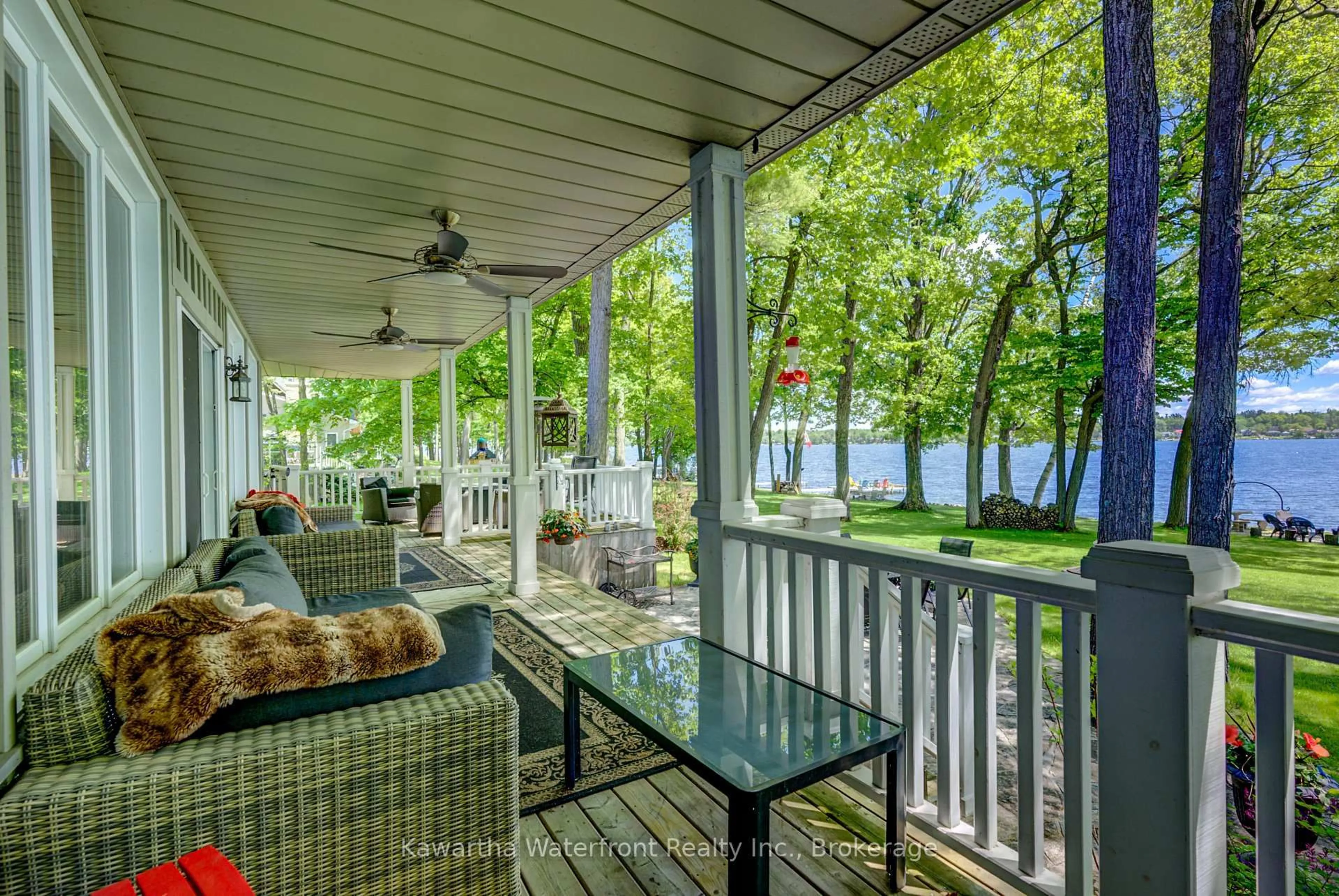 Patio, water/lake/river/ocean view for 12 Edgewood Dr, Kawartha Lakes Ontario K0M 1N0