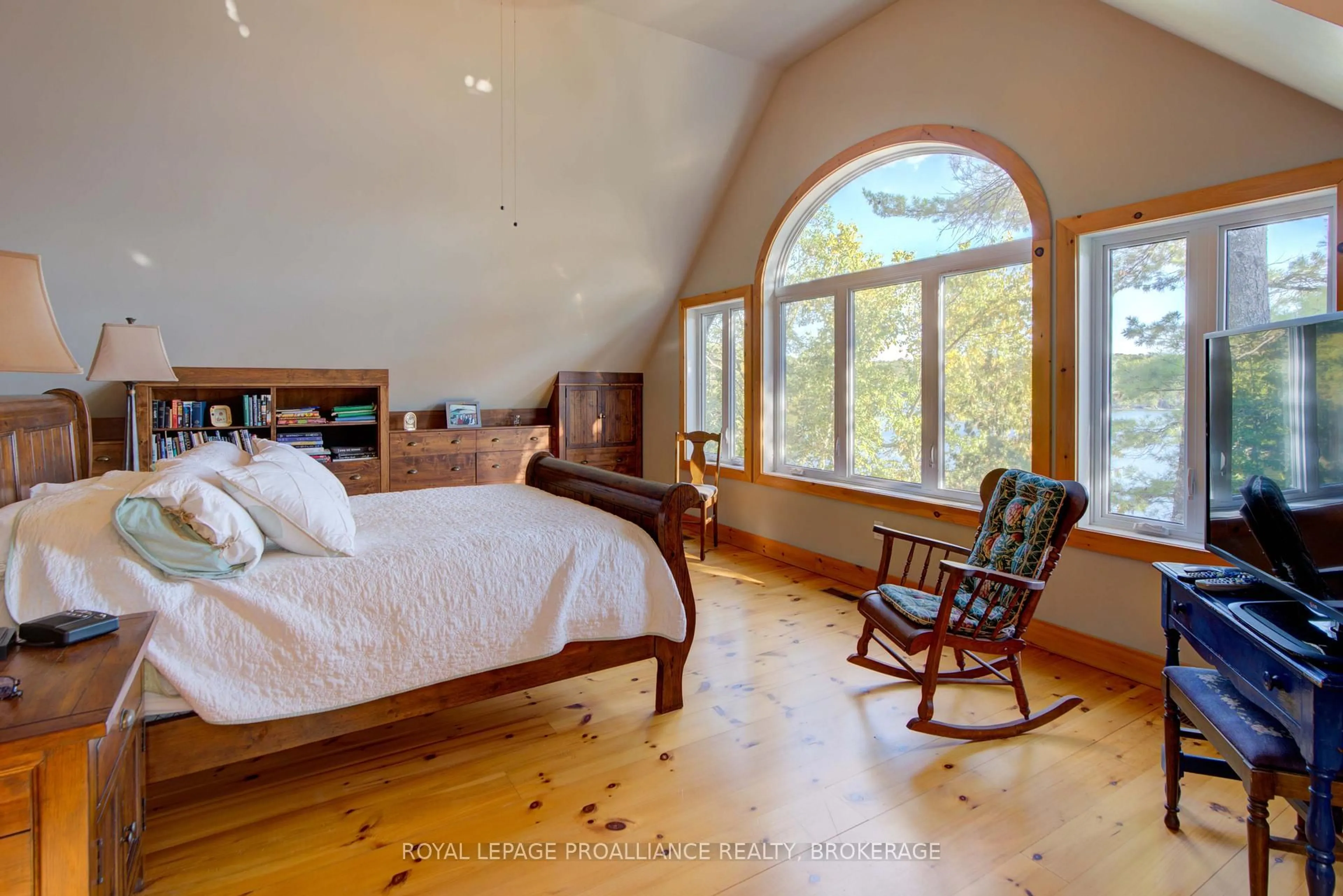 Bedroom with bed, unknown for 441 B MacComish Lane, Perth Road Ontario K0H 2L0