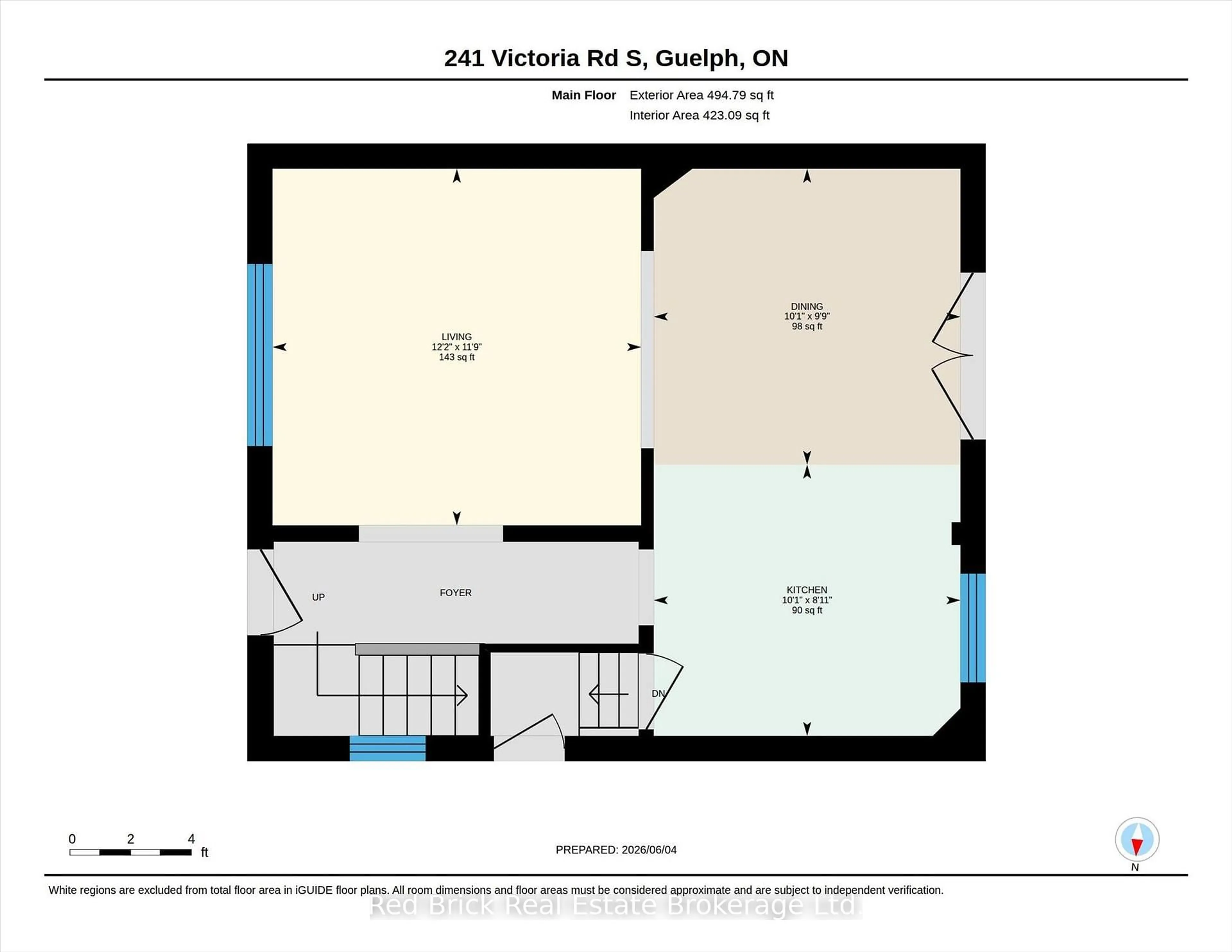 Floor plan for 241 Victoria Rd, Guelph Ontario N1E 5P9