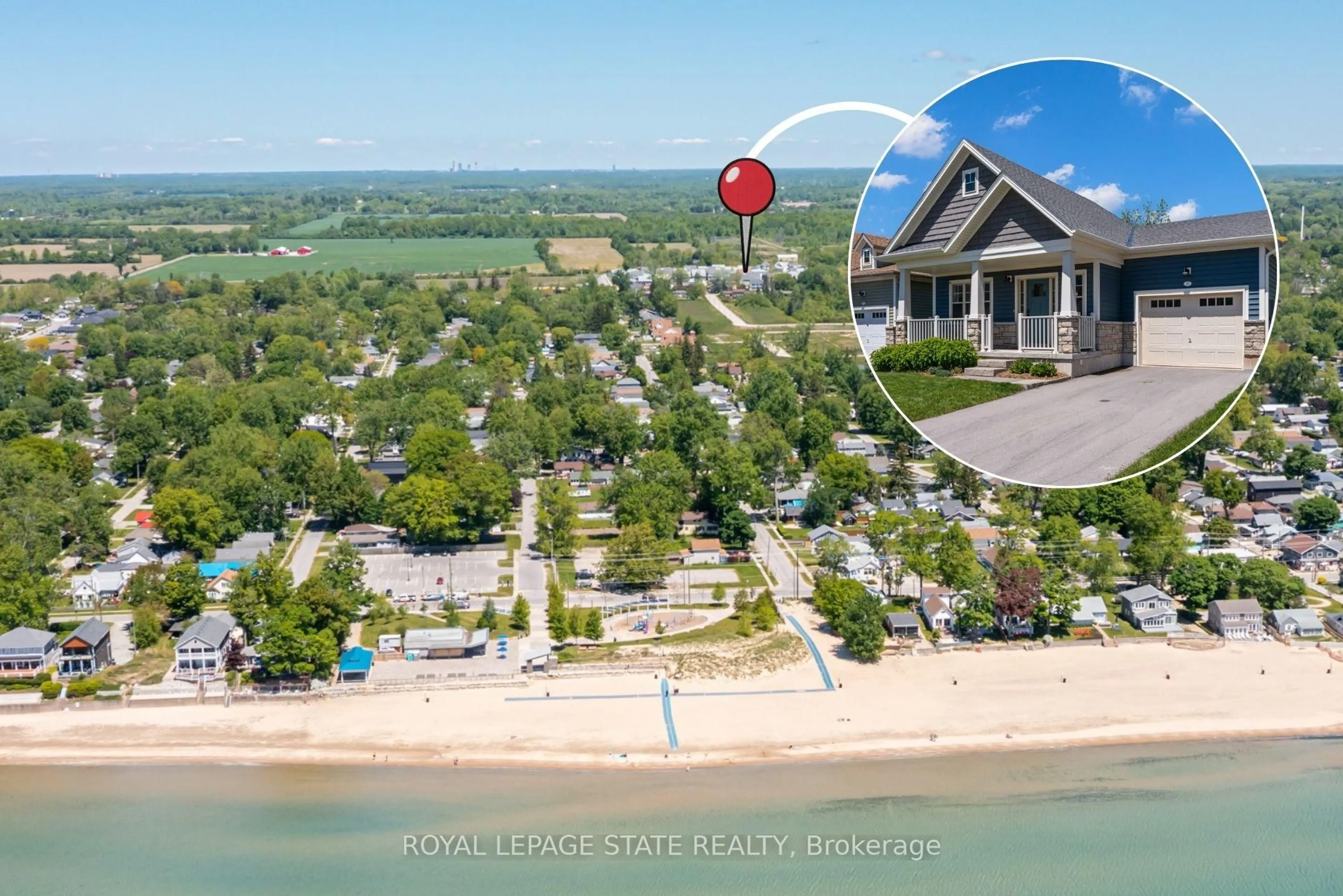 A pic from outside/outdoor area/front of a property/back of a property/a pic from drone, water/lake/river/ocean view for 39 Beachwalk Cres, Fort Erie Ontario L0S 1N0