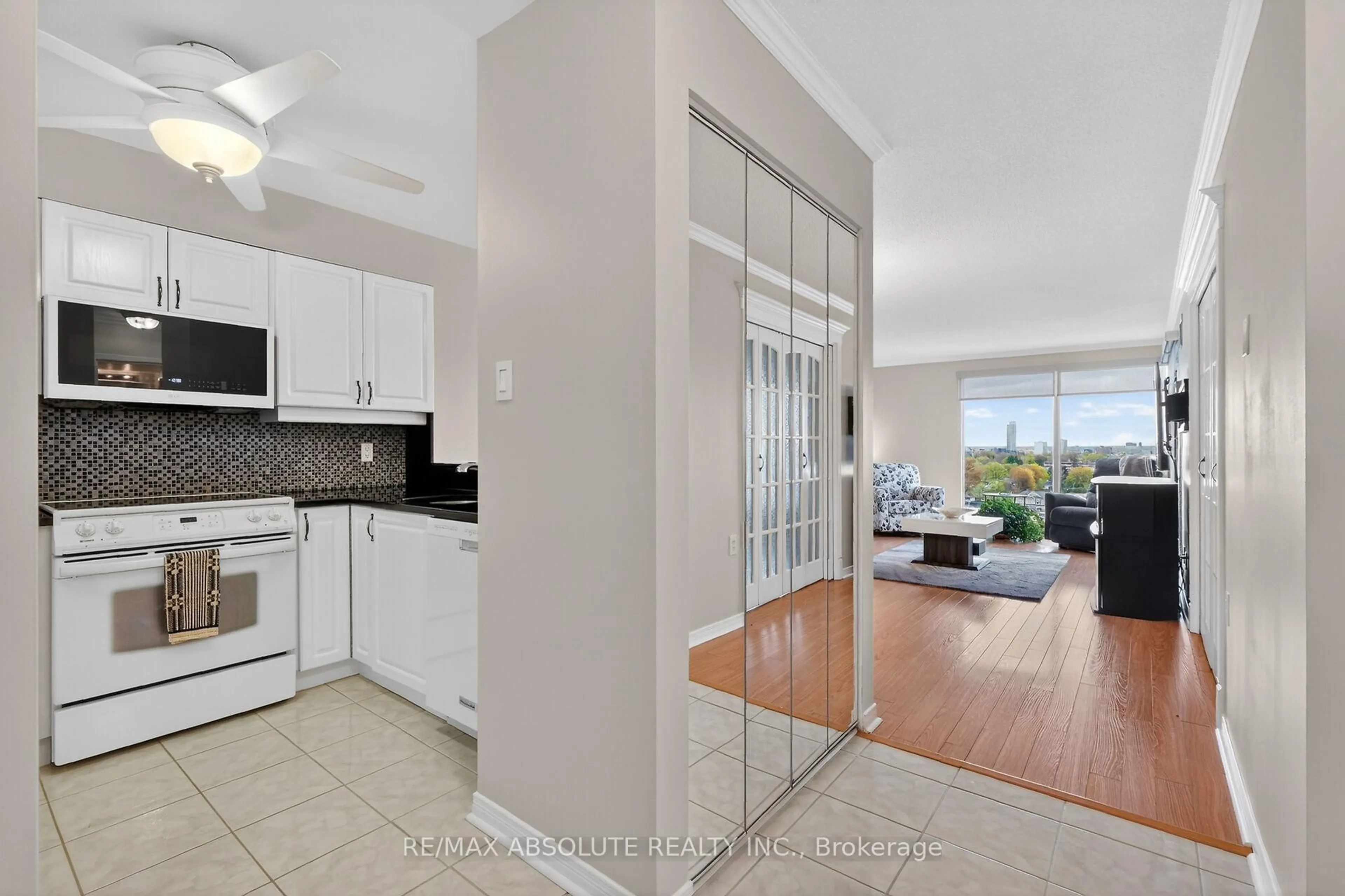 Open concept kitchen, unknown for 545 St Laurent Blvd #806, Ottawa Ontario K1K 4H9