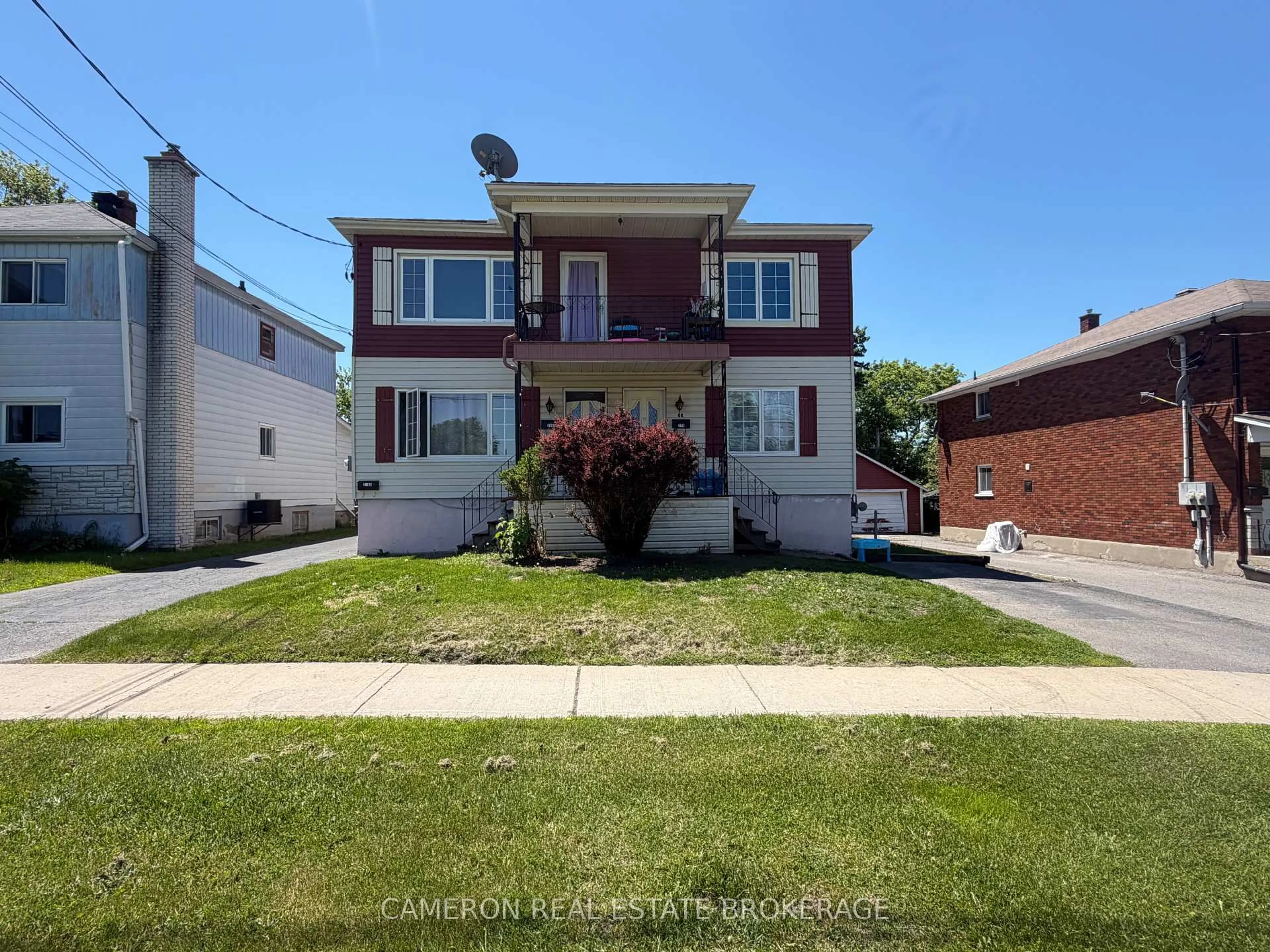 Home with brick exterior material, street for 206-208 Gardner Ave, Cornwall Ontario K6H 5H6