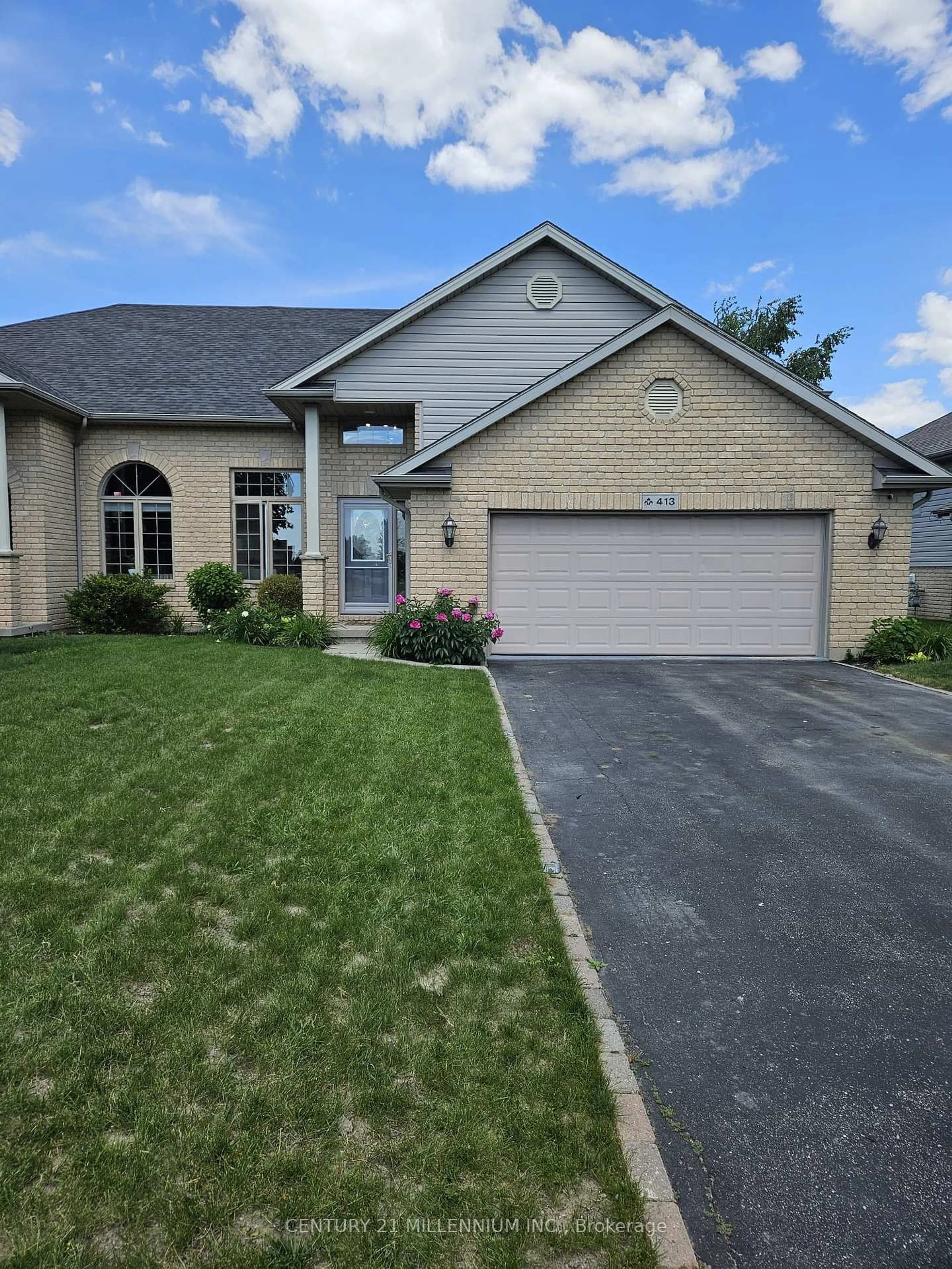 Home with brick exterior material, street for 413 Keil Tr, Chatham-Kent Ontario N7L 5R2