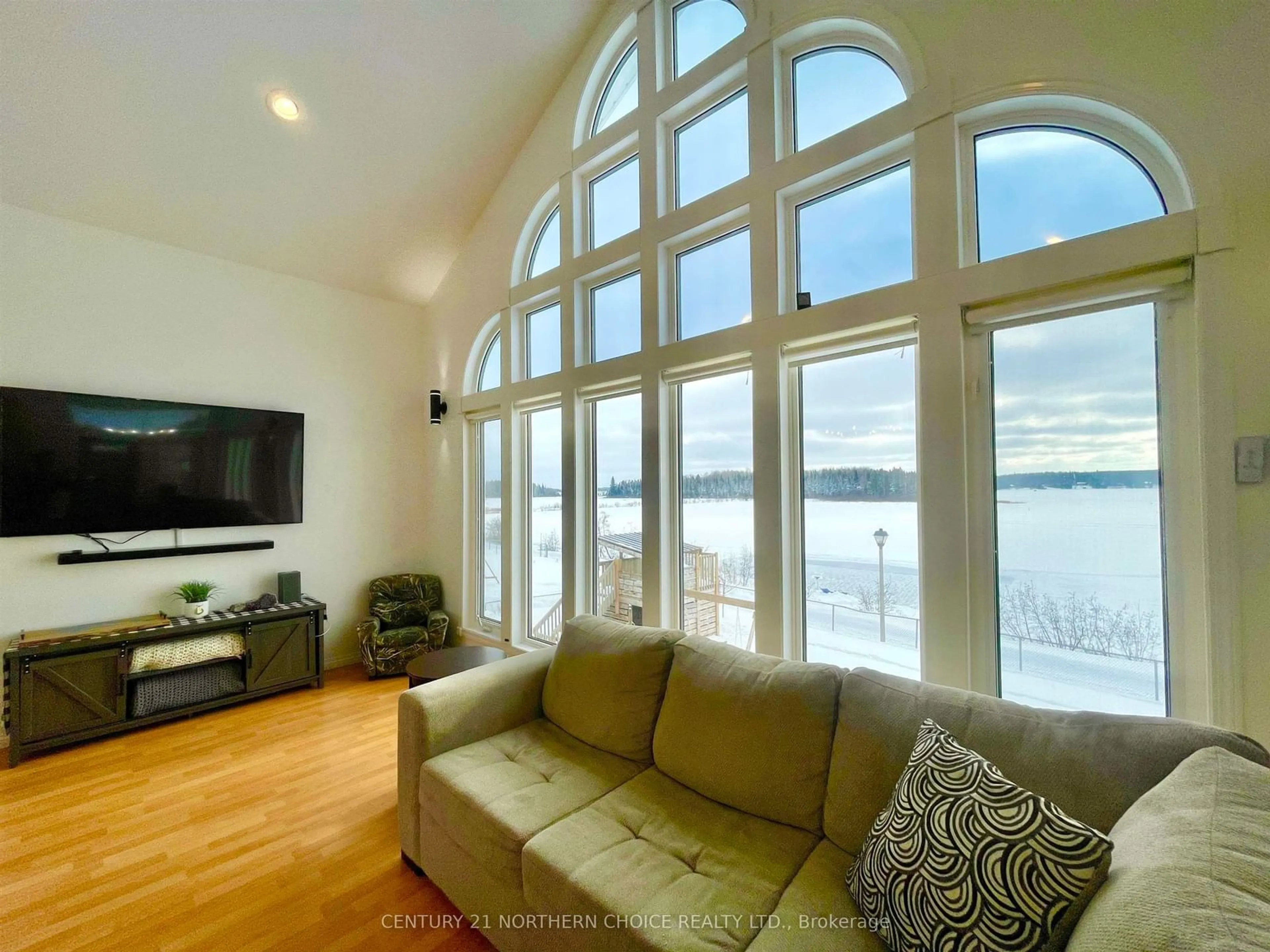 Living room with furniture, unknown for 100 Edgewater Dr, Dryden Ontario P8N 3K2