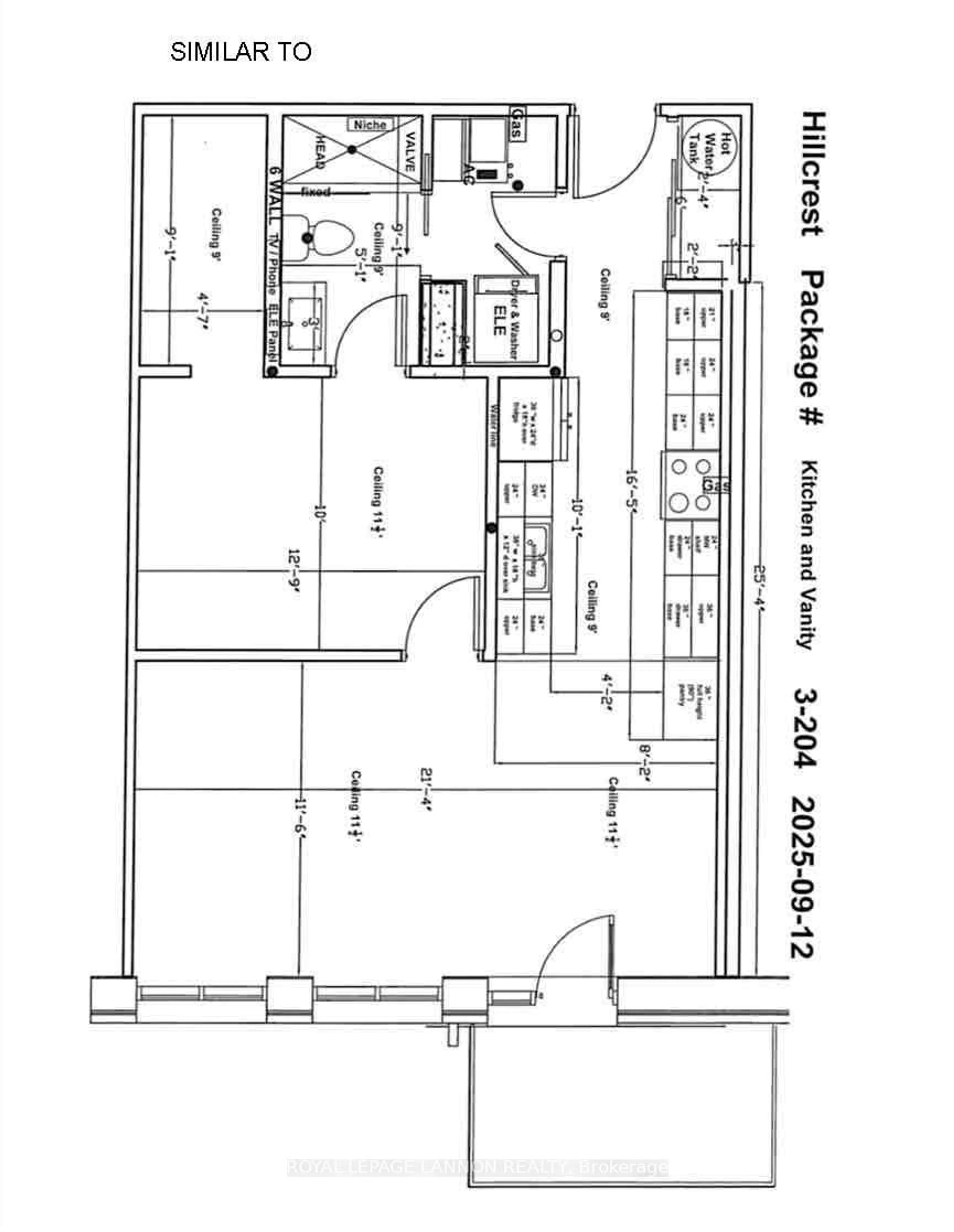 Floor plan for 96 HIGH St #3204, Thunder Bay Ontario P7A 5R3
