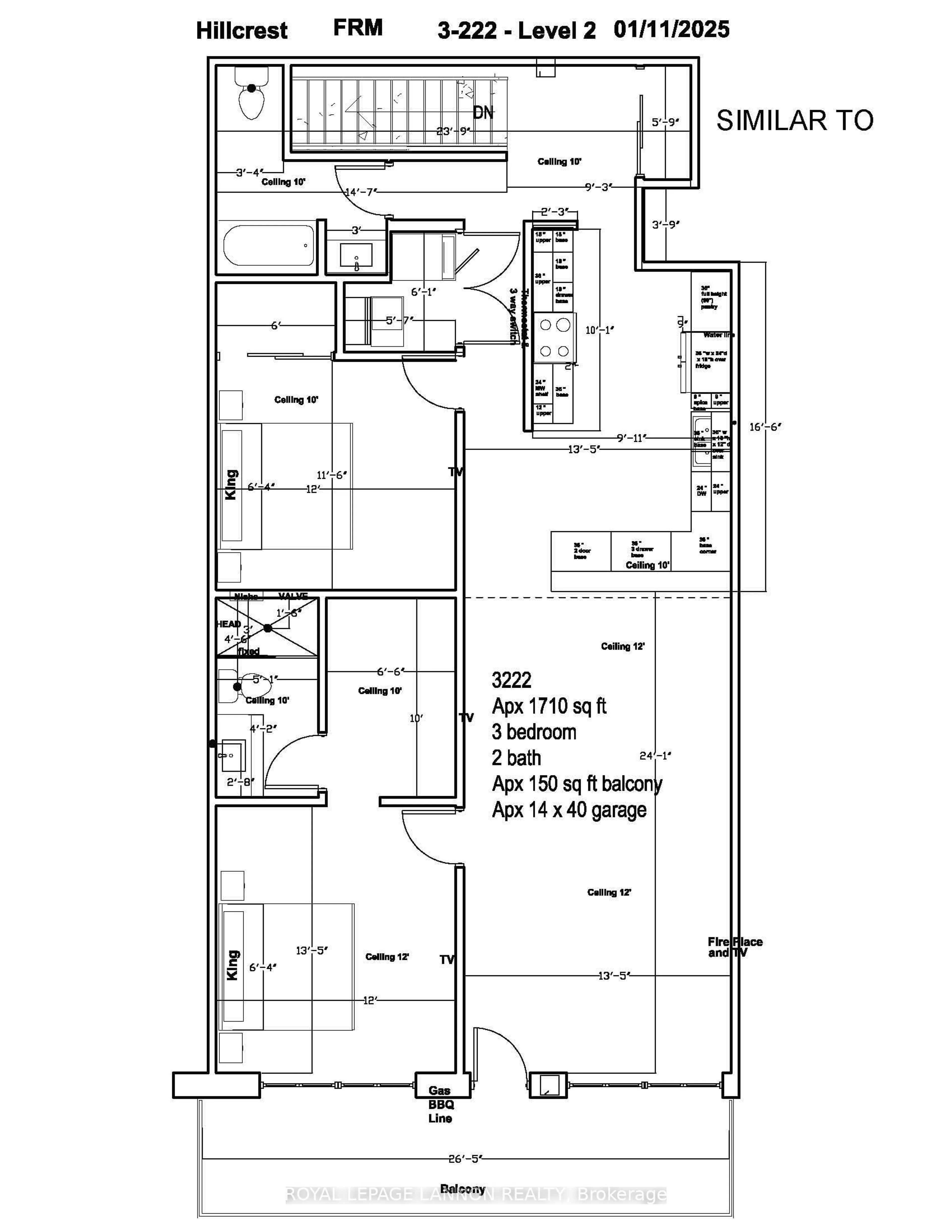 Floor plan for 96 HIGH St #3222, Thunder Bay Ontario P7A 5R3