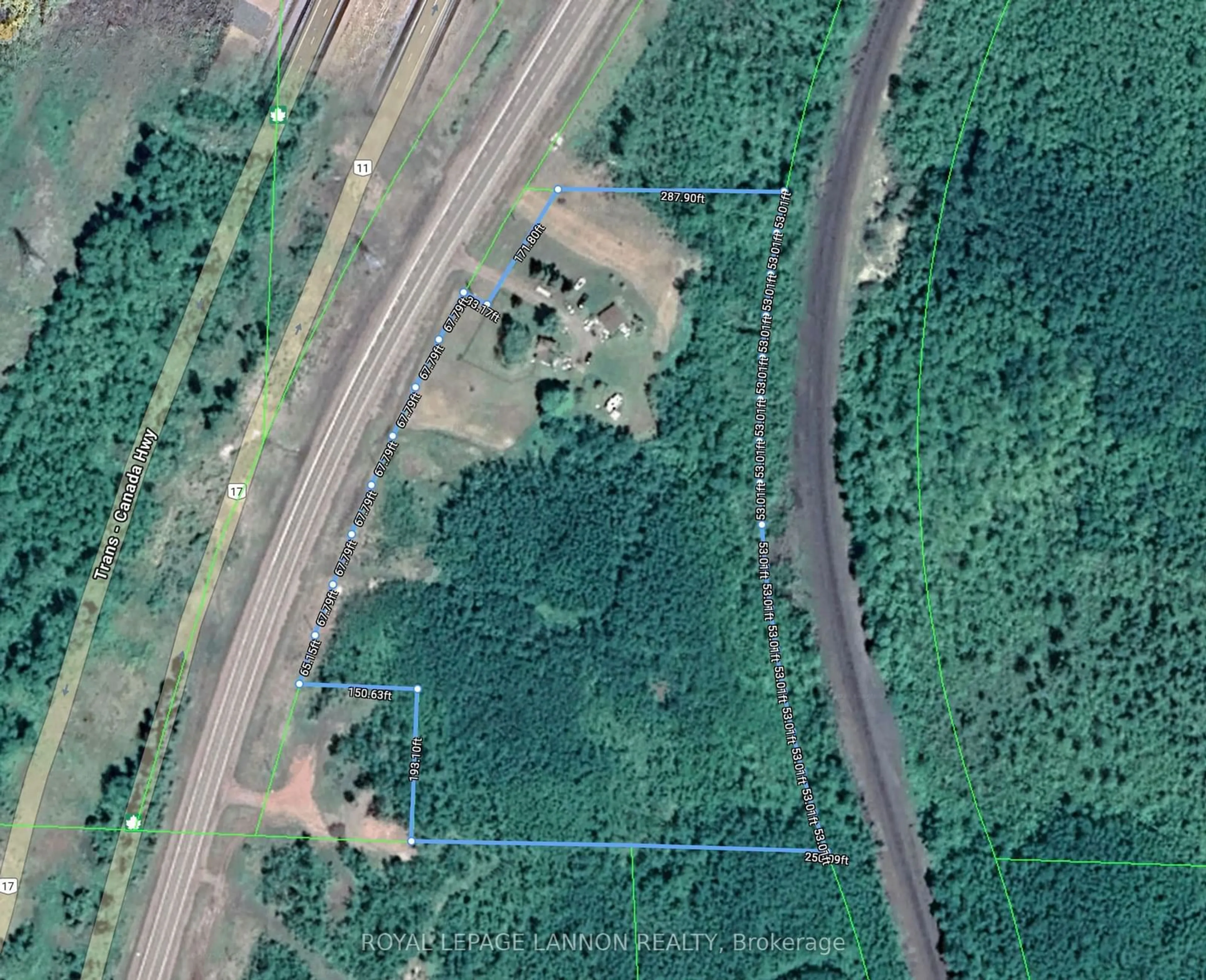 Picture of a map for 240 Hwy 11-17, Dorion Ontario P0T 2J0