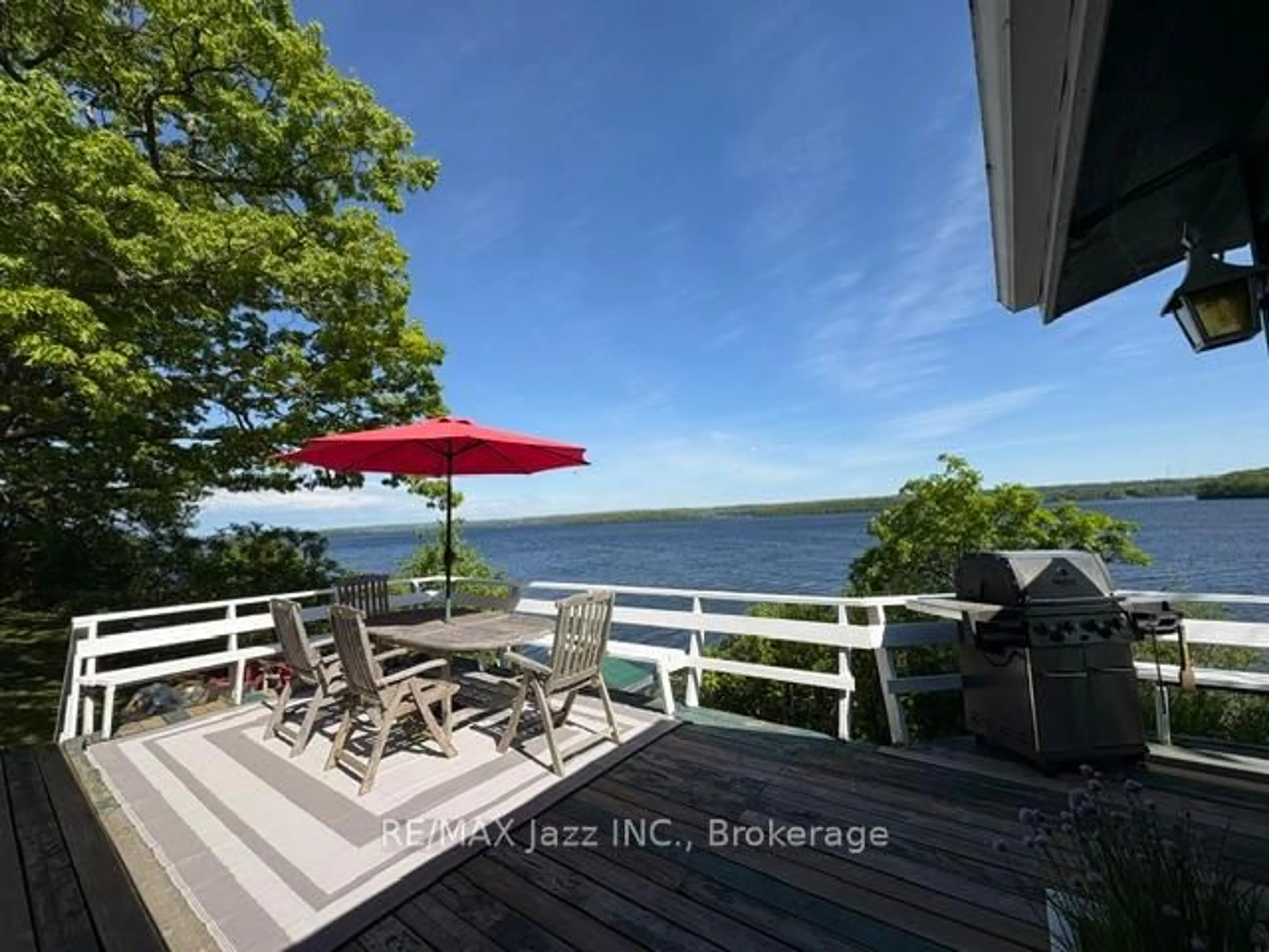 Patio, water/lake/river/ocean view for 82 Cow Island, Otonabee-South Monaghan Ontario K9J 6X8