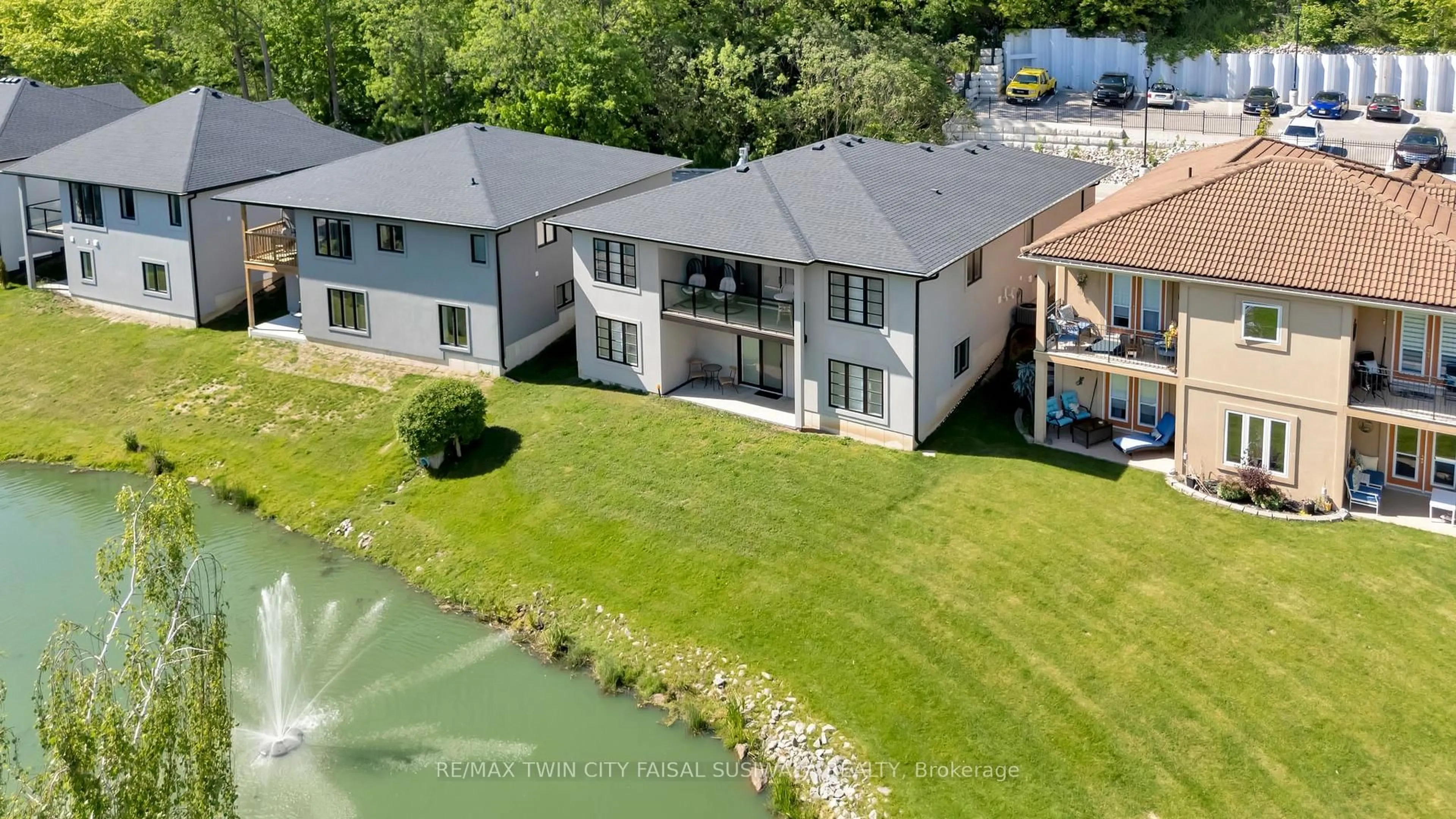 A pic from outside/outdoor area/front of a property/back of a property/a pic from drone, water/lake/river/ocean view for 5 John Pound Rd #22, Tillsonburg Ontario N4G 5X3
