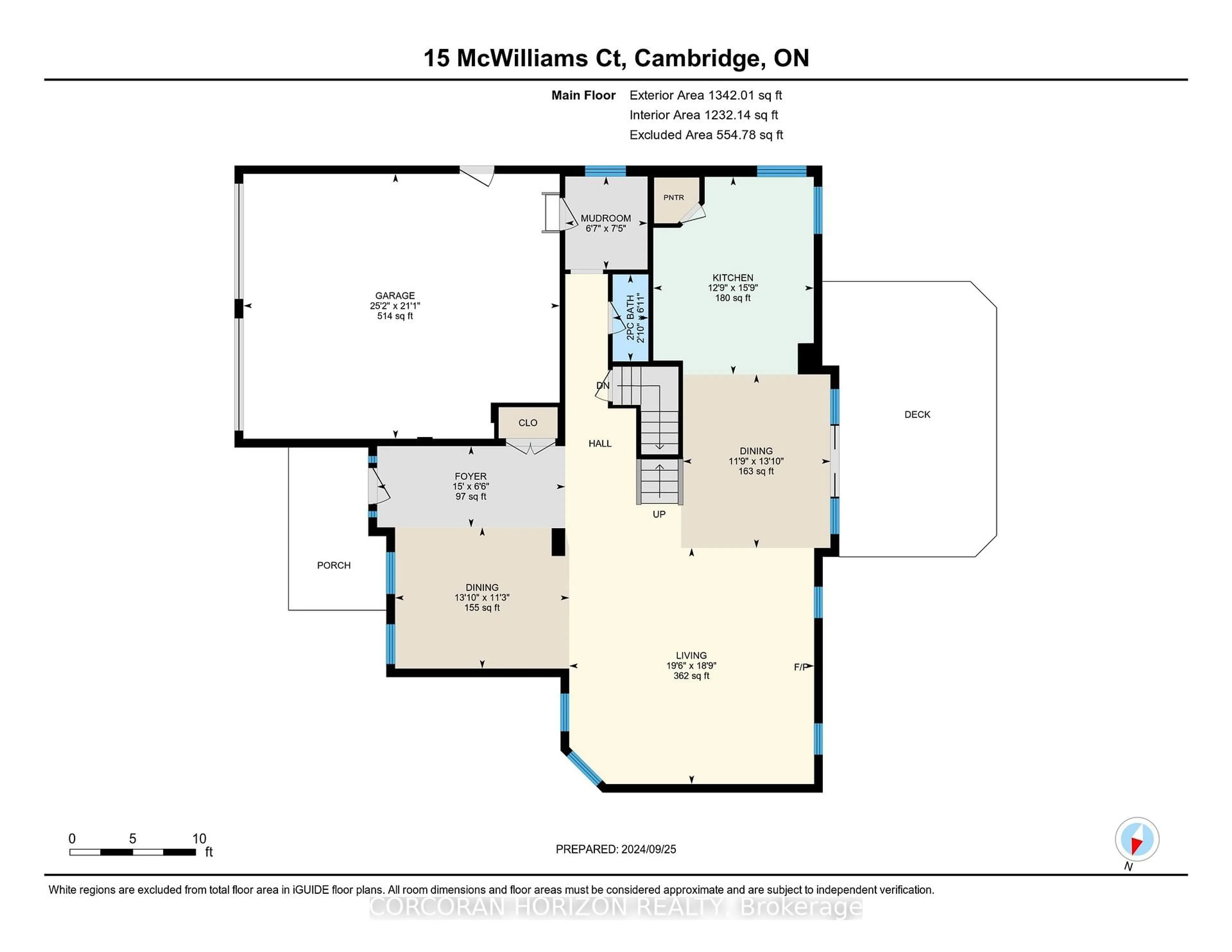 Floor plan for 15 Mcwilliams Crt, Cambridge Ontario N1P 0A9