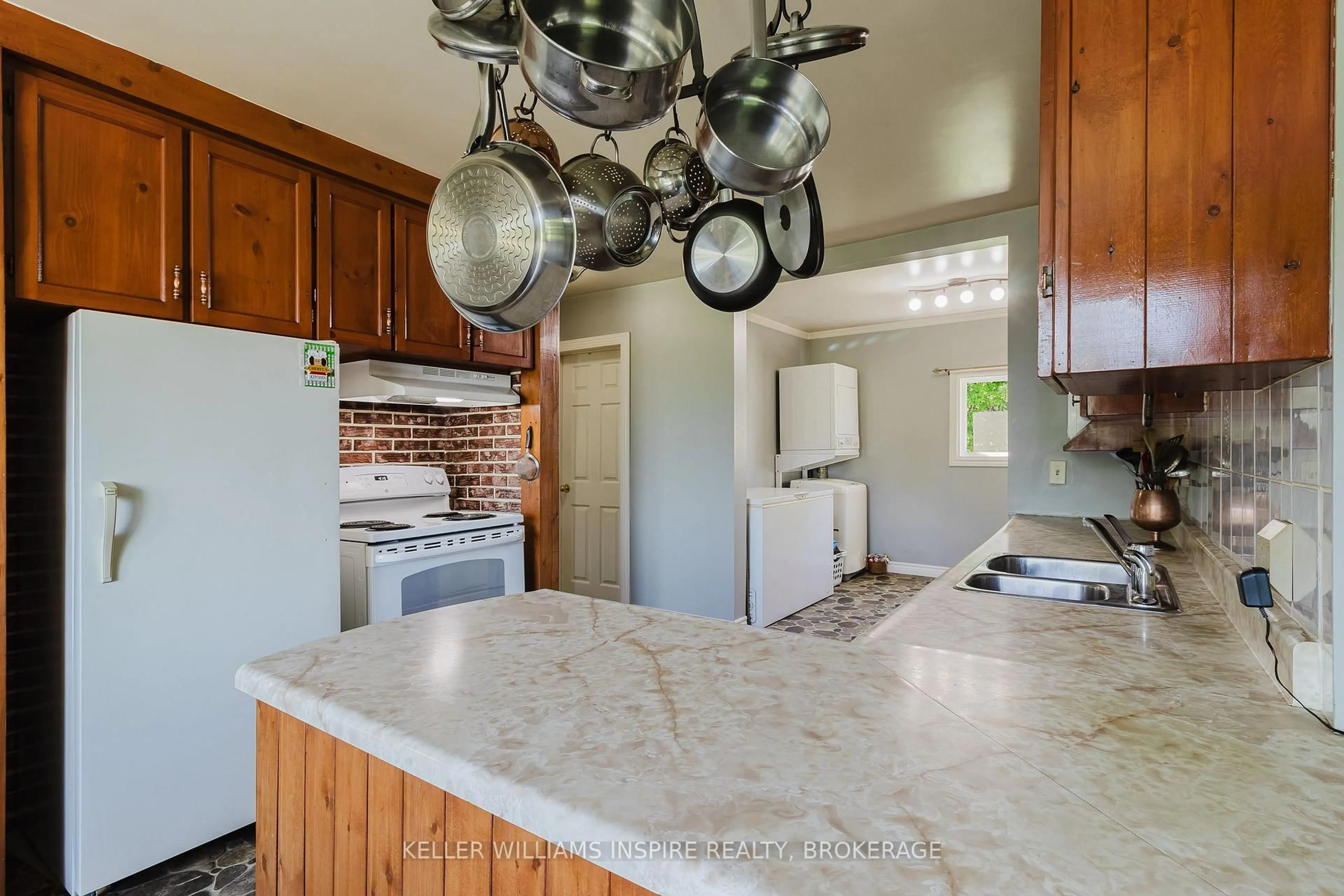 Open concept kitchen, ceramic/tile floor for 1309 Fred Brown Rd, Bissett Creek Ontario K0H 2H0