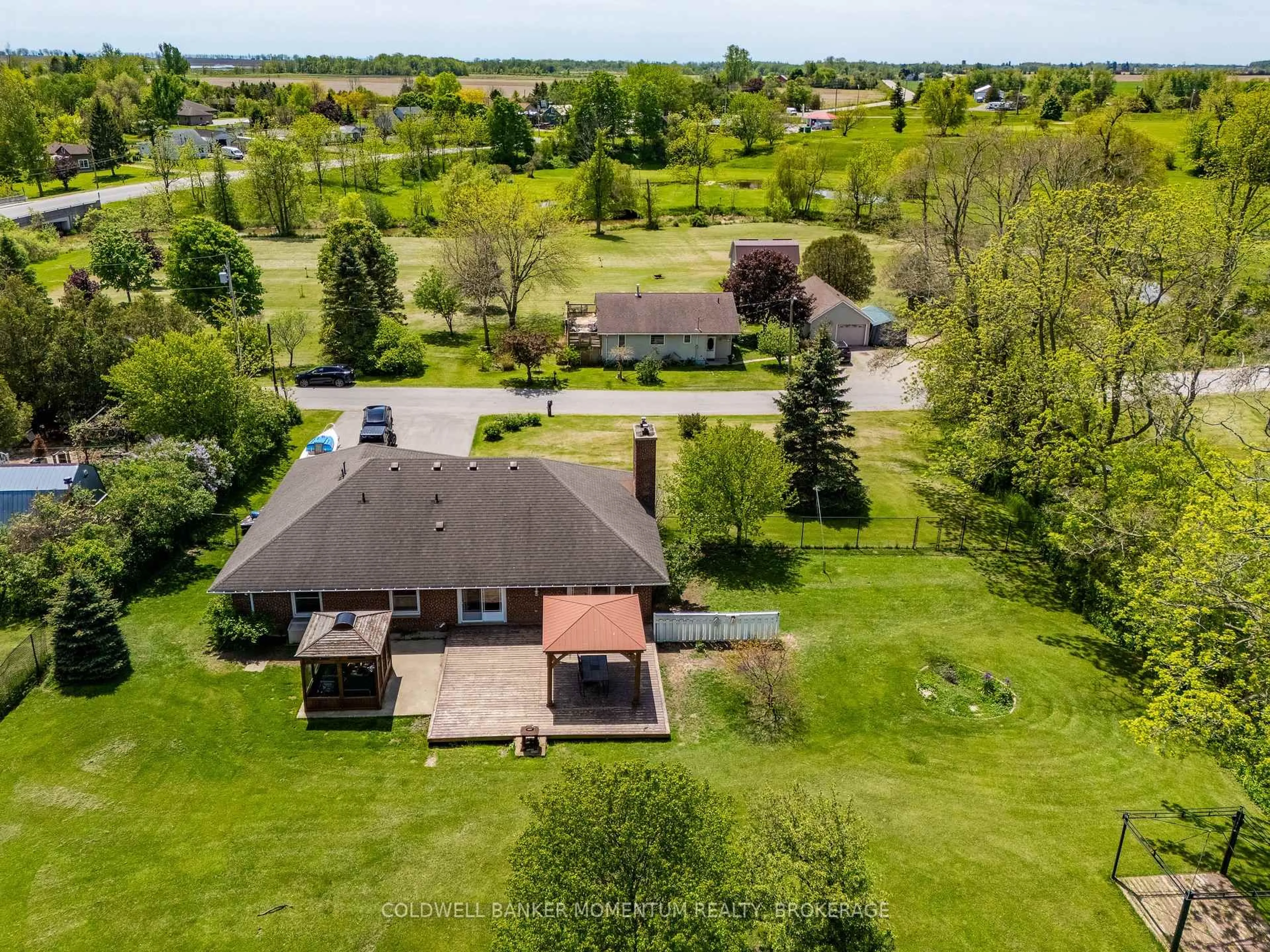 A pic from outside/outdoor area/front of a property/back of a property/a pic from drone, unknown for 6 Dedrick Rd, Norfolk Ontario N0E 1M0
