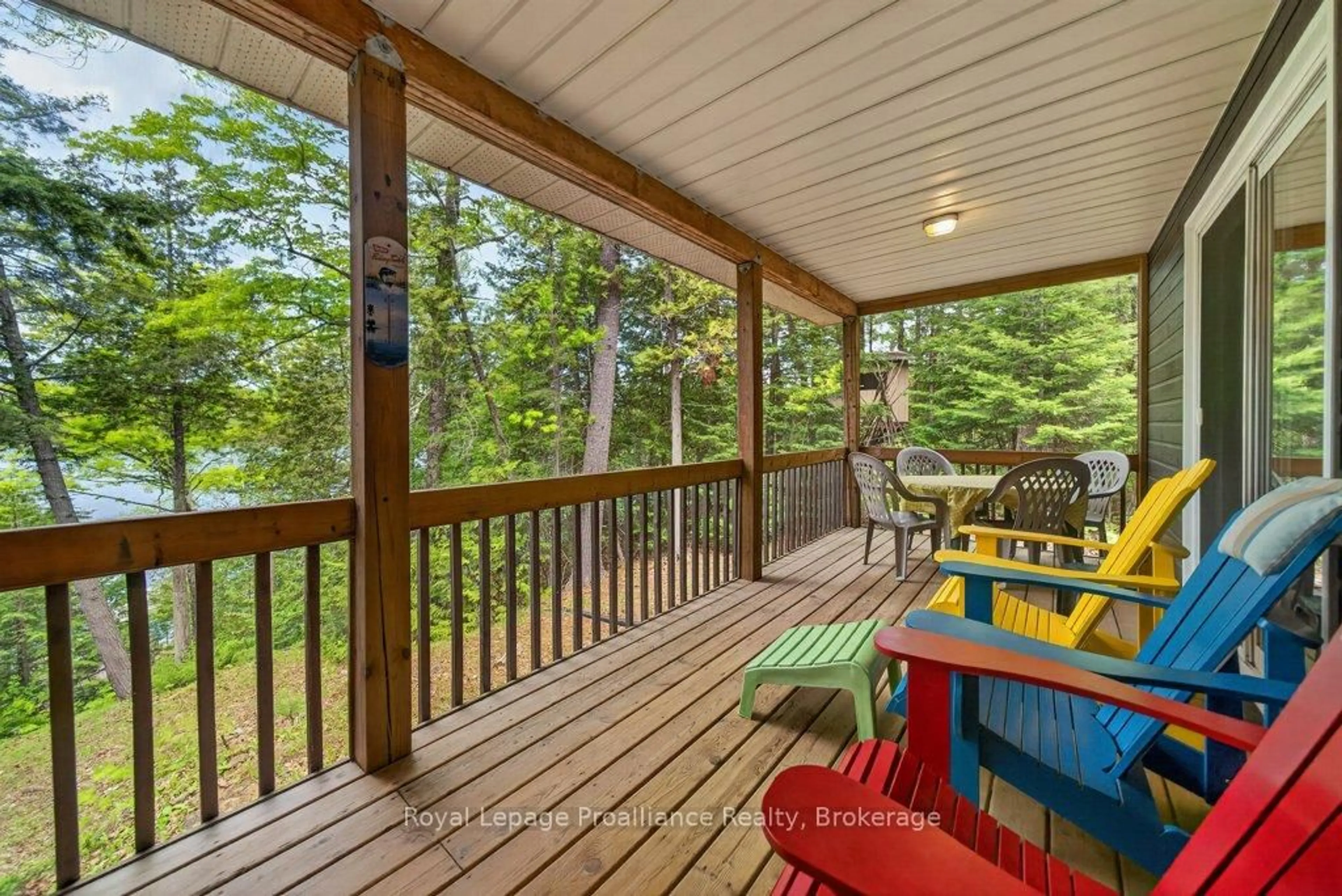 Patio, water/lake/river/ocean view for 1051B Hereford Highland Lane, Ardoch Ontario K0H 1C0