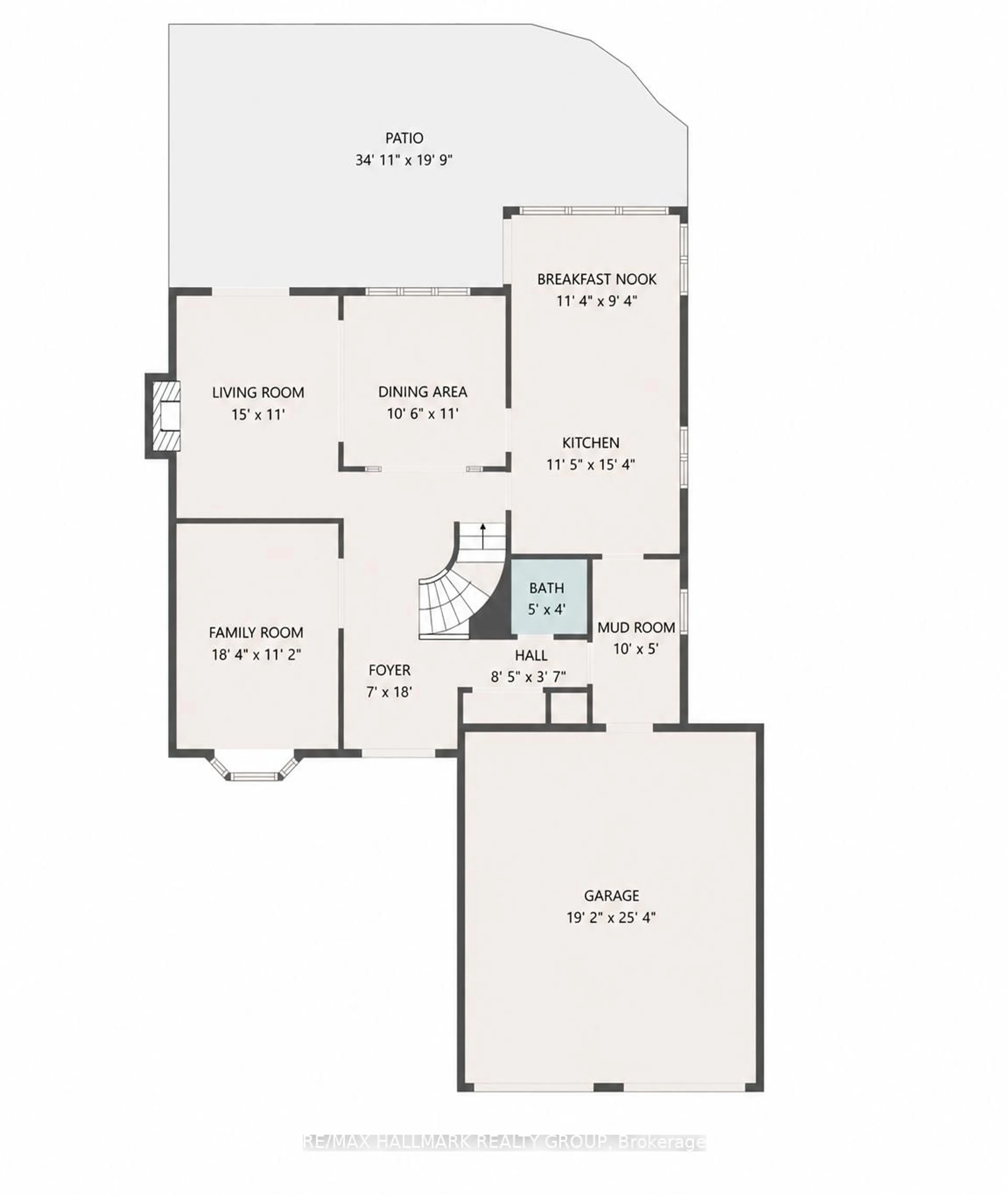 Floor plan for 1808 Robinwood Pl, Ottawa Ontario K1C 6L4