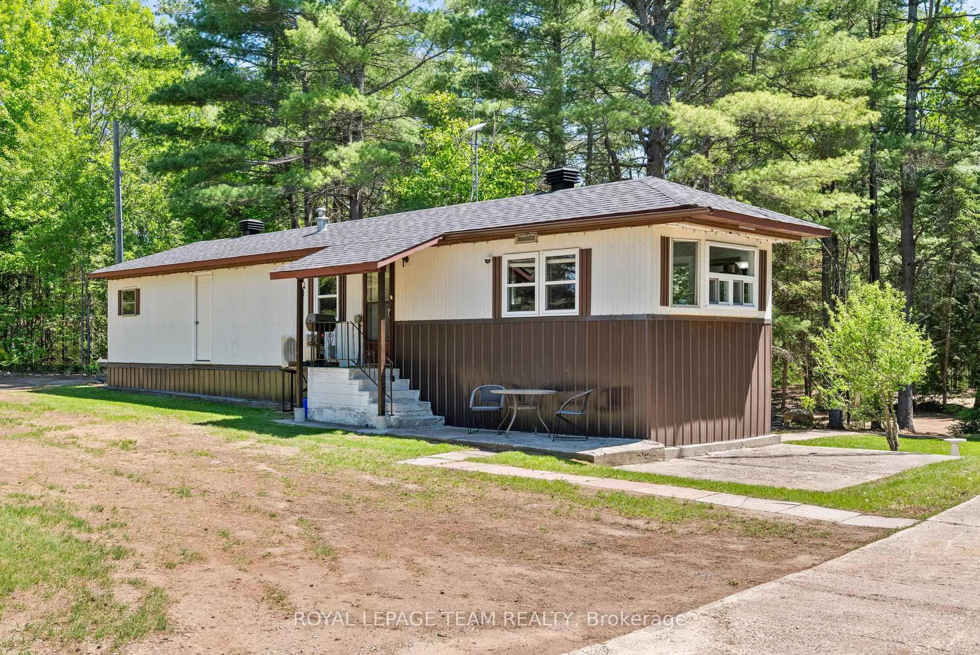 Home with vinyl exterior material, street for 611 Burnstown Rd, White Lake Ontario K0A 3L0