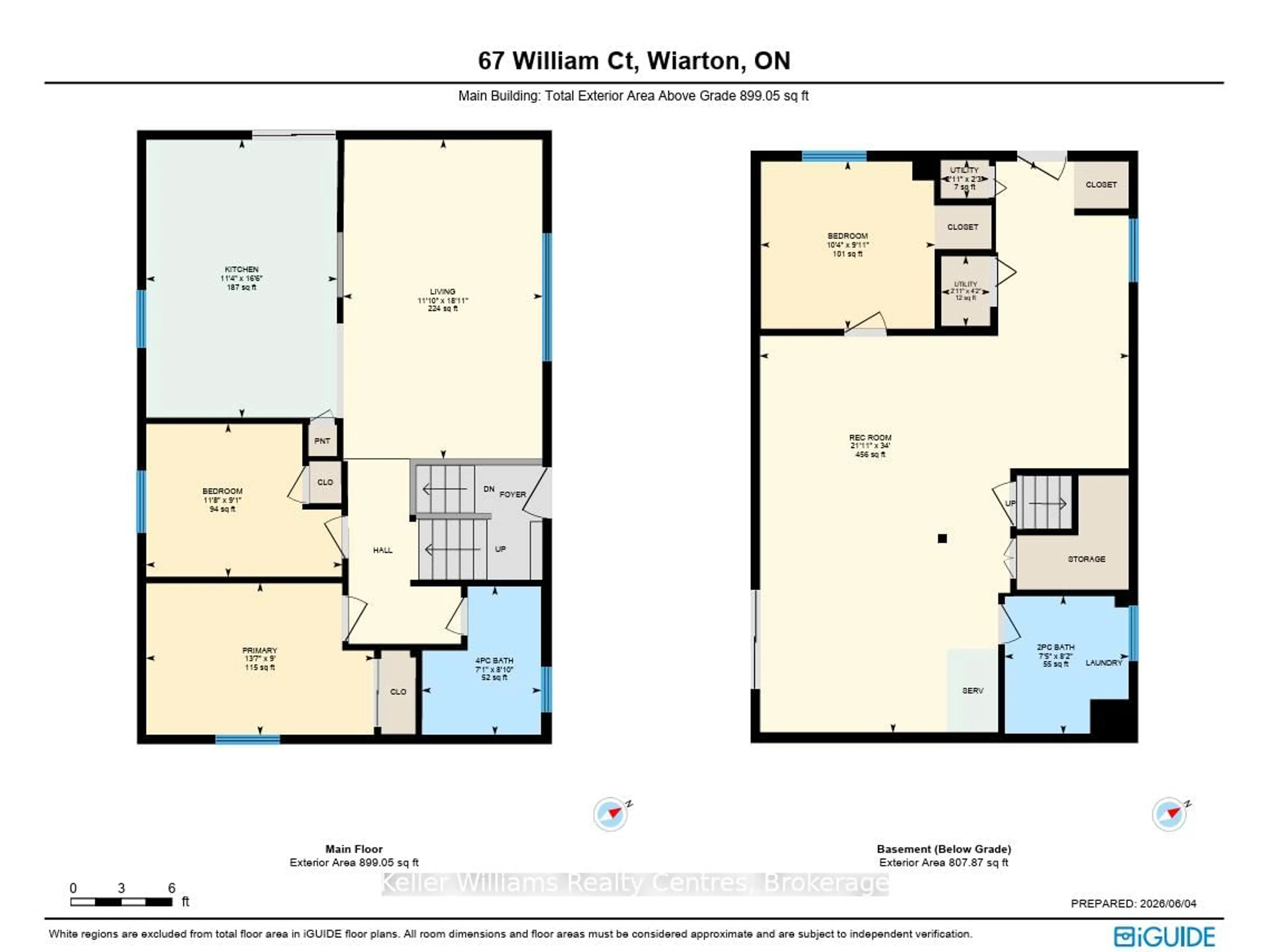 Floor plan for 67 William Crt, South Bruce Peninsula Ontario N0H 2T0