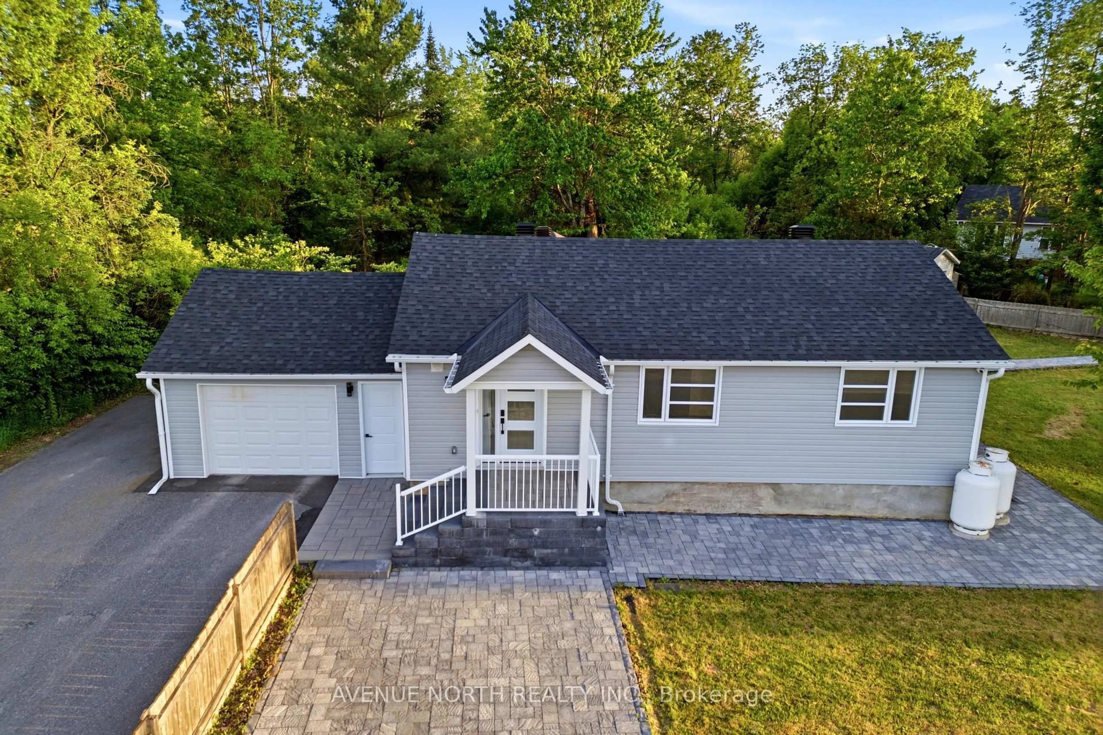 A pic from outside/outdoor area/front of a property/back of a property/a pic from drone, street for 6200 Russell Rd, Carlsbad Springs Ontario K0A 1K0