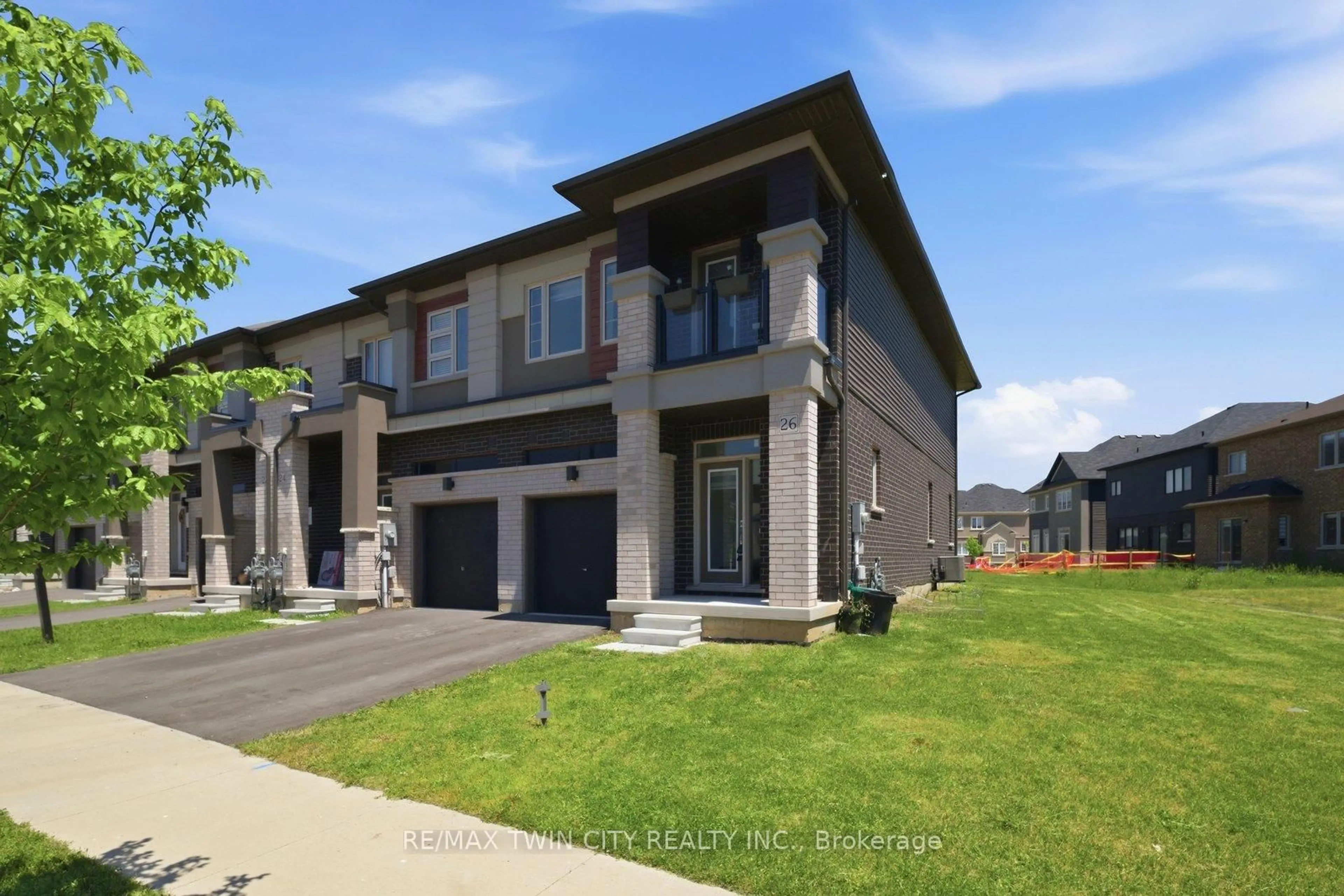Home with brick exterior material, street for 26 Copeman Ave, Brantford Ontario N3V 0B3