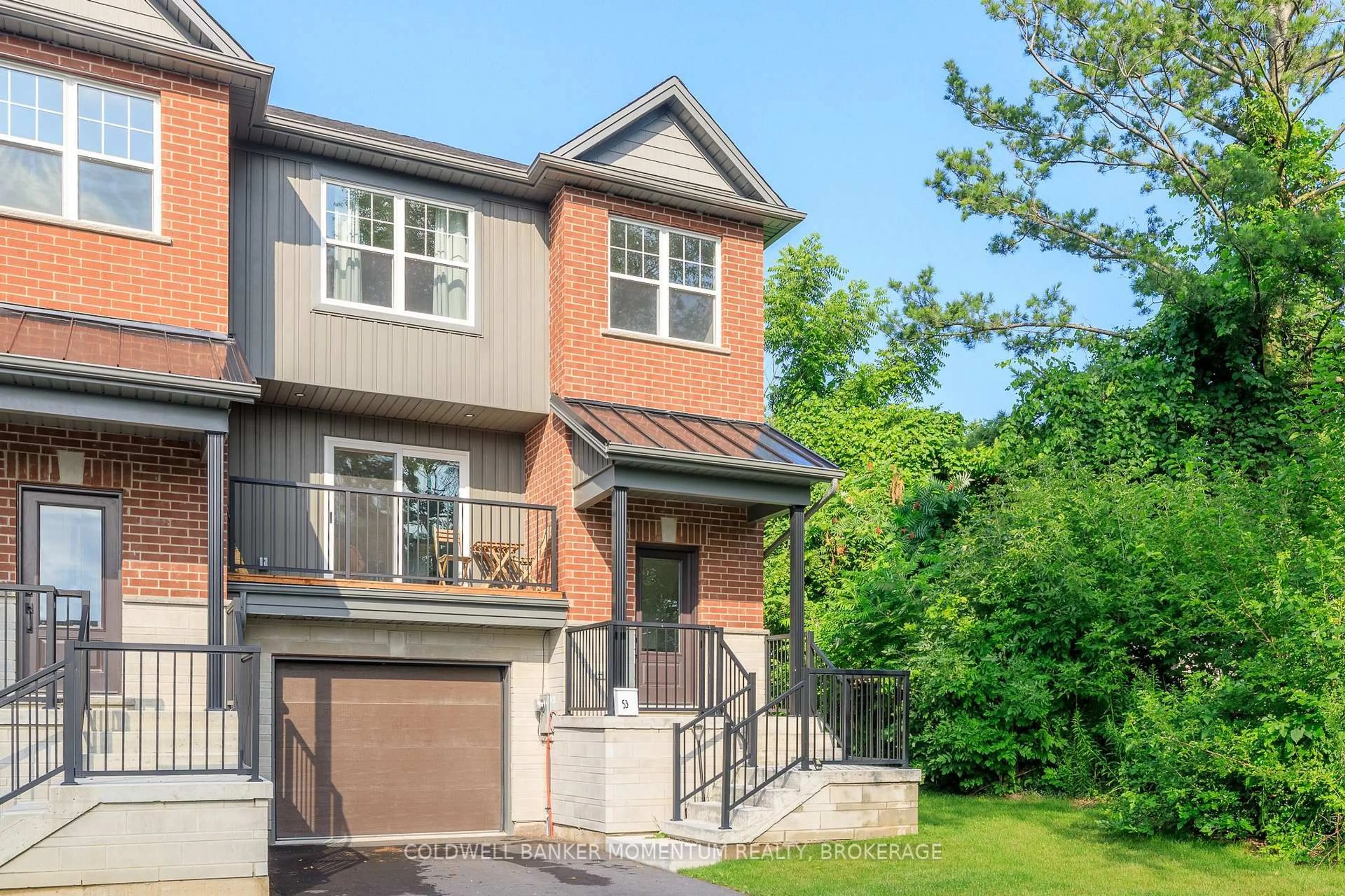 Home with brick exterior material, street for 153 B MOFFATT St #B, St. Catharines Ontario L2P 2L7