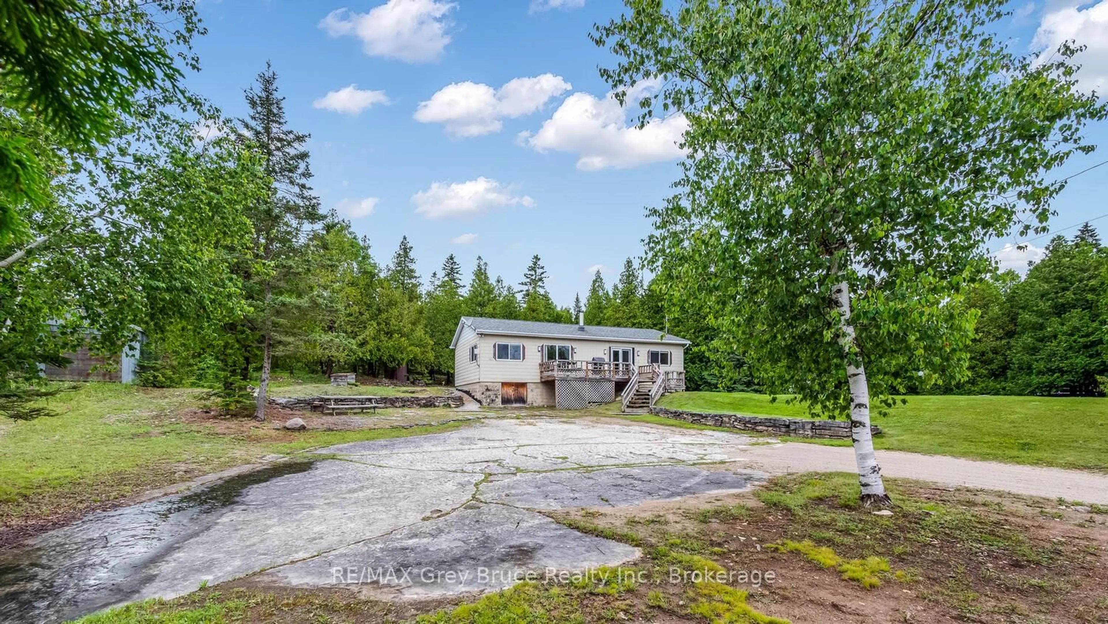 A pic from outside/outdoor area/front of a property/back of a property/a pic from drone, unknown for 68 Tamarac Rd, Northern Bruce Peninsula Ontario N0H 2M0