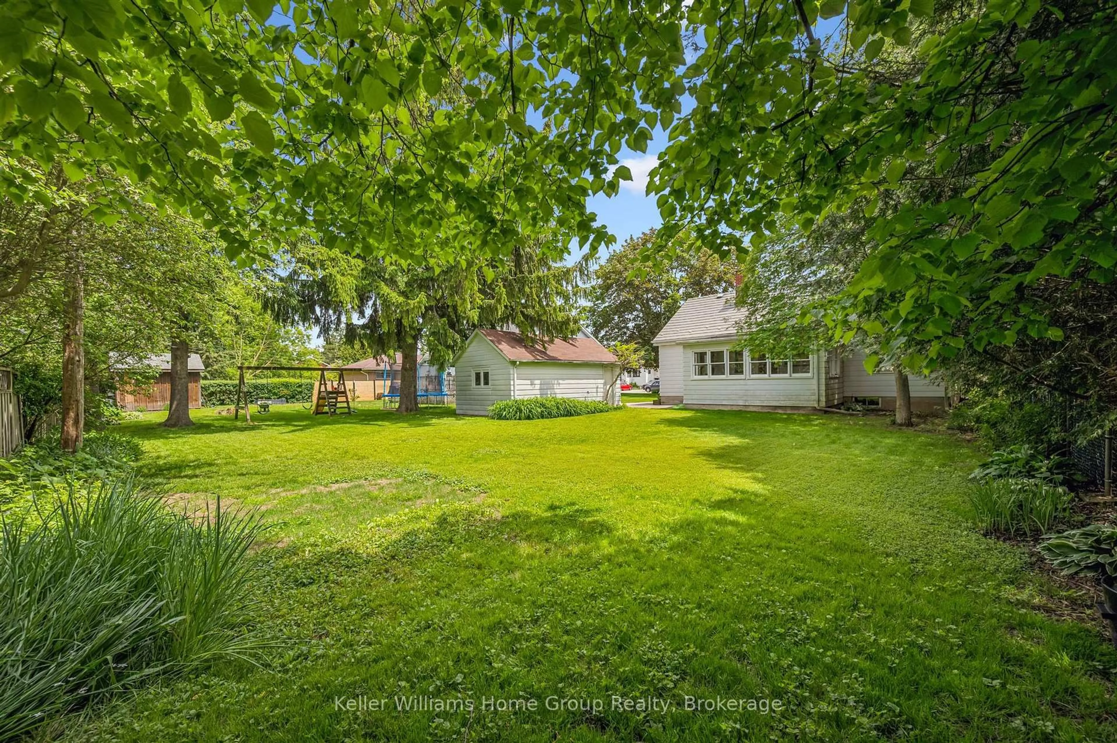A pic from outside/outdoor area/front of a property/back of a property/a pic from drone, unknown for 145 Forfar St, Centre Wellington Ontario N1M 1B3