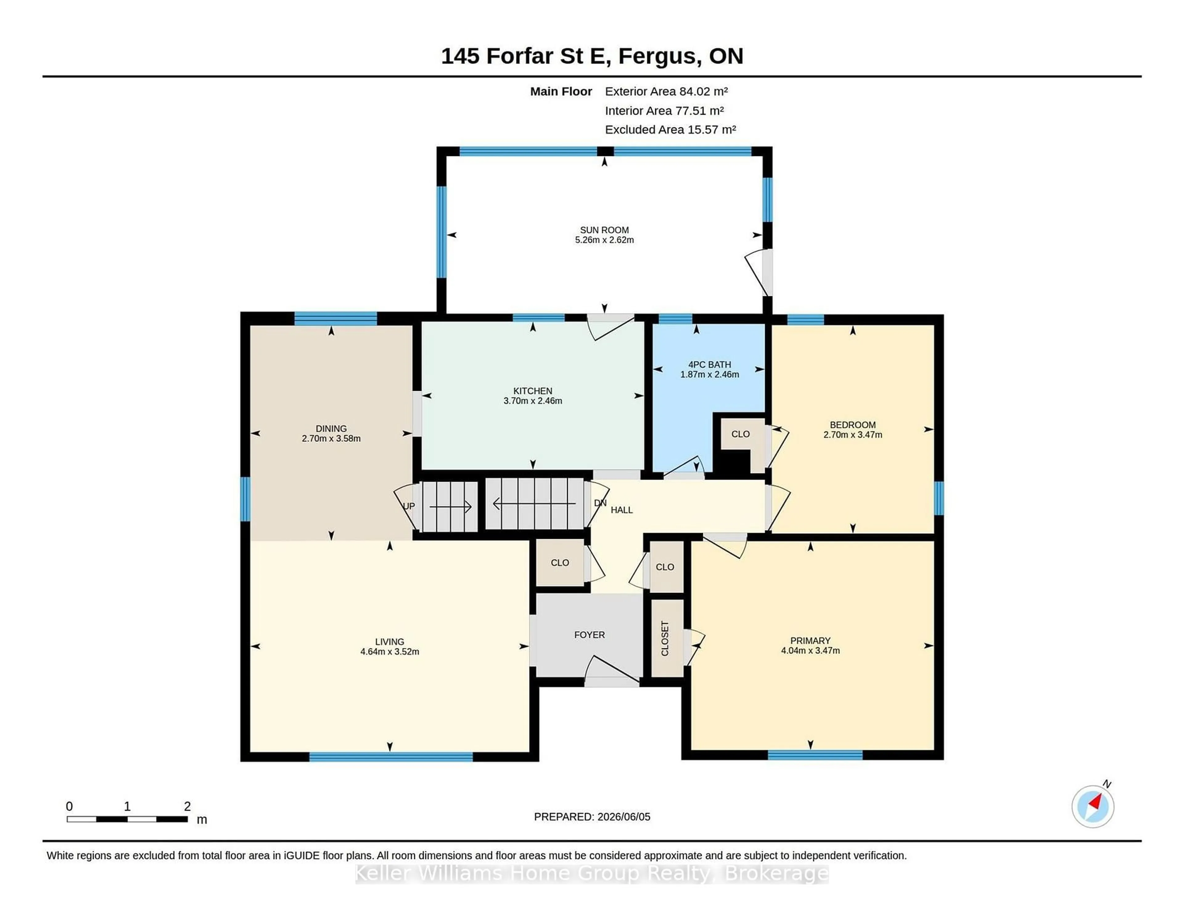 Floor plan for 145 Forfar St, Centre Wellington Ontario N1M 1B3