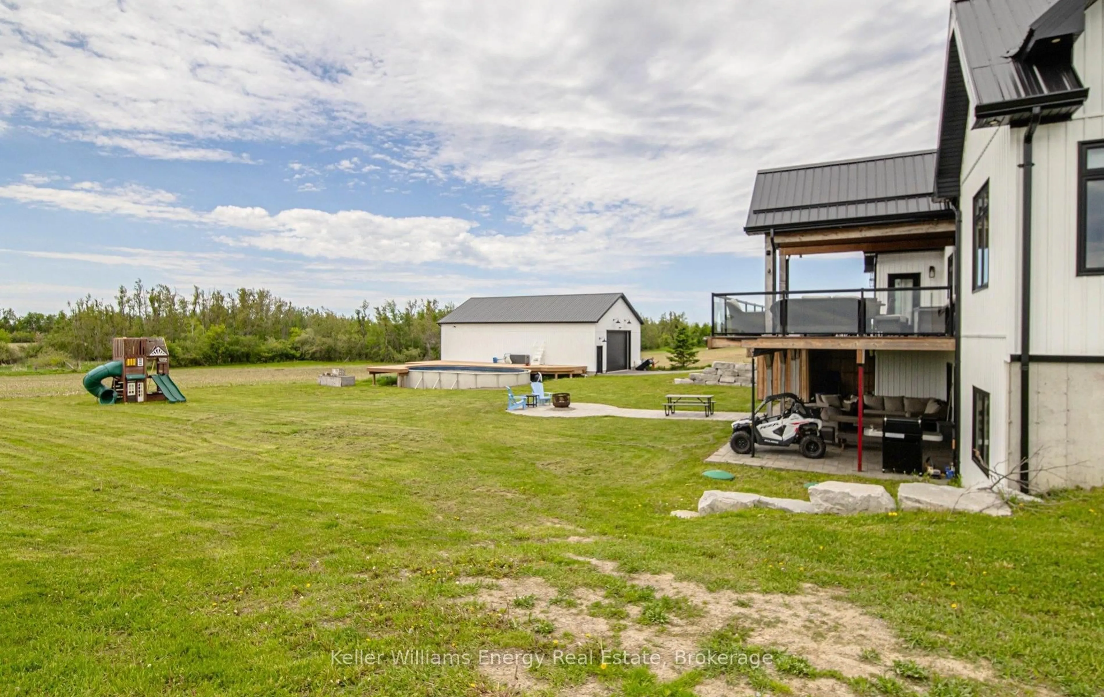 A pic from outside/outdoor area/front of a property/back of a property/a pic from drone, water/lake/river/ocean view for 305 Glenarm Rd, Kawartha Lakes Ontario K0M 2T0