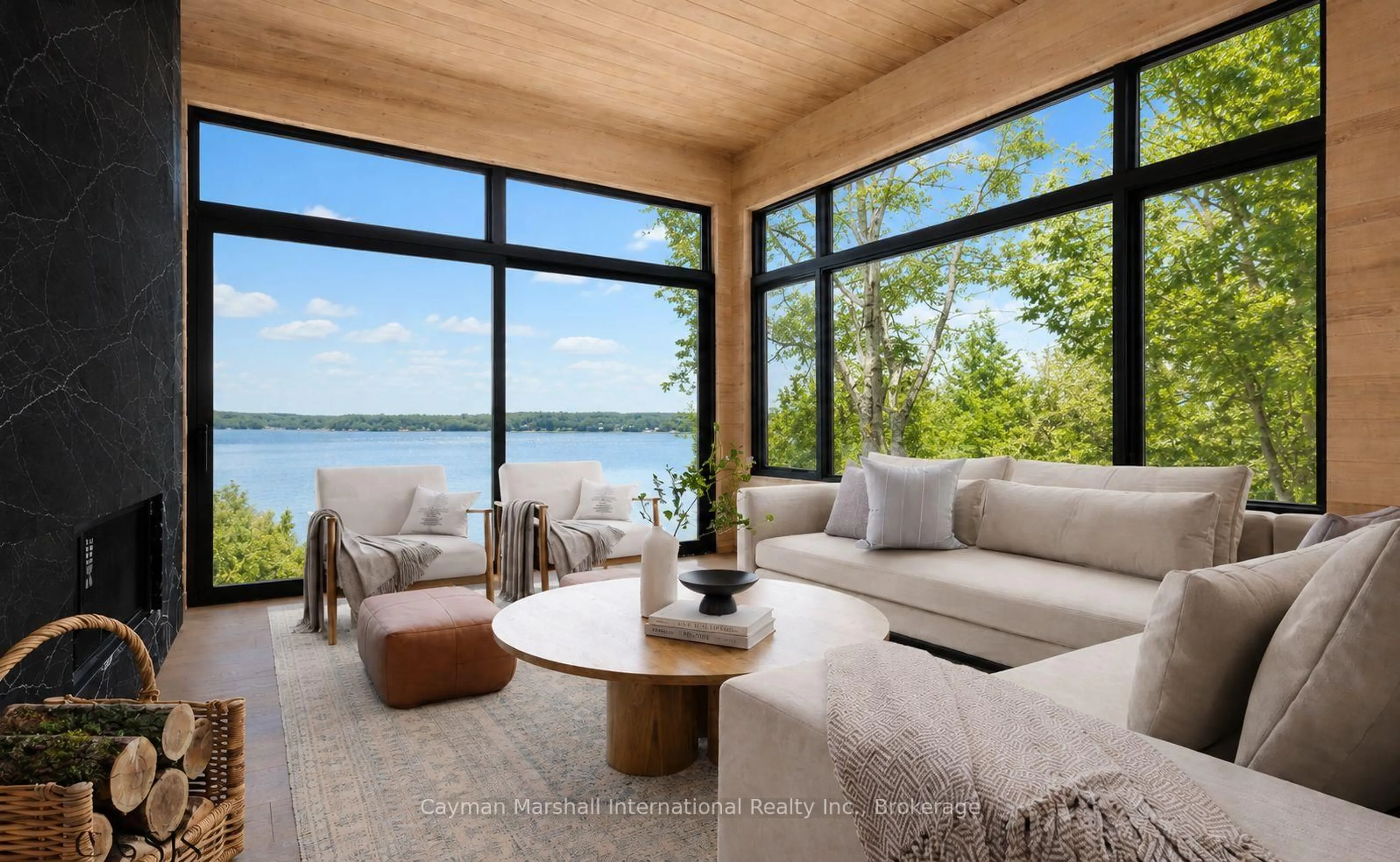 Living room with furniture, unknown for 1405 Juddhaven Rd Rd #32, Muskoka Lakes Ontario P0B 1J0