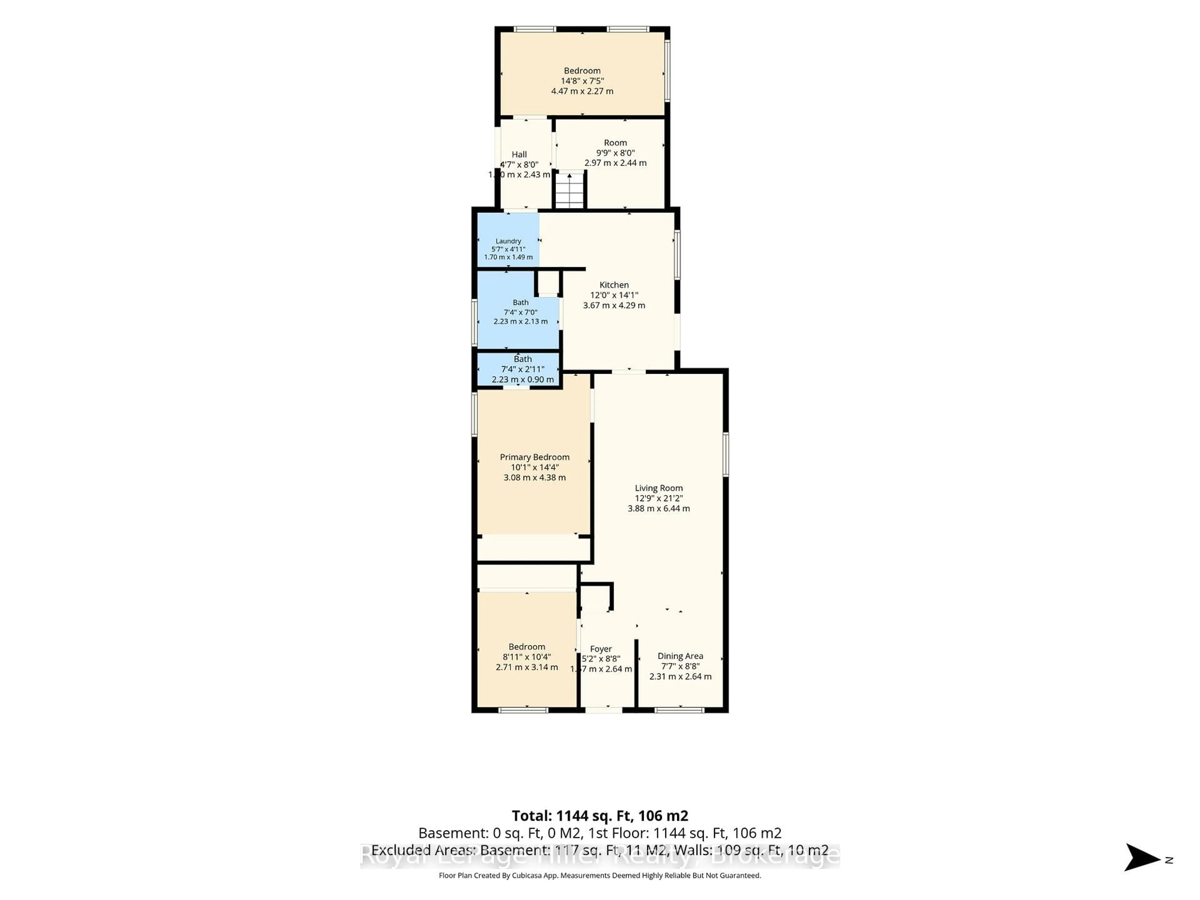 Floor plan for 34 Bay St, Stratford Ontario N5A 4K6