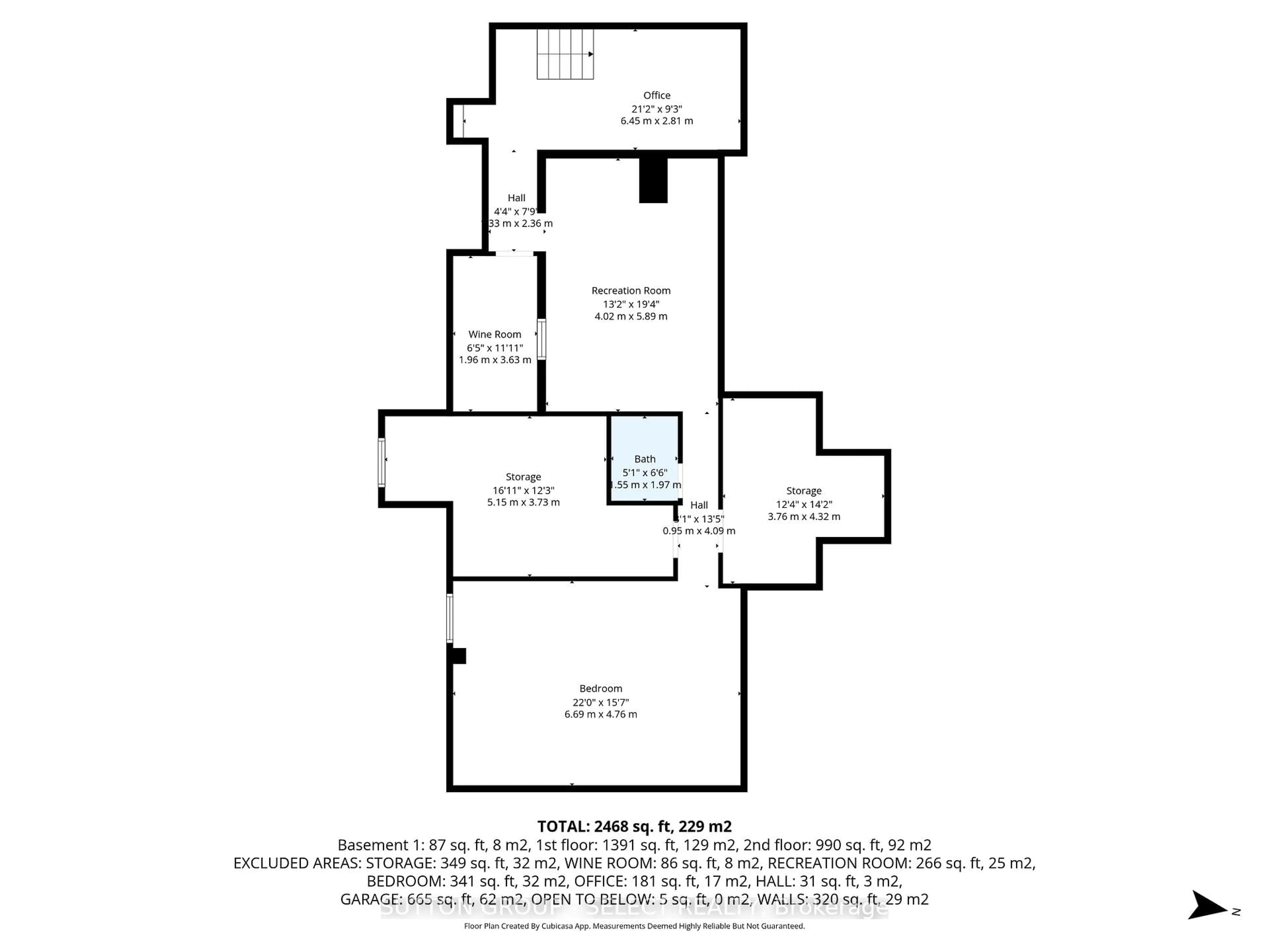 Floor plan for 431 Albert St, South Huron Ontario N0M 1S1
