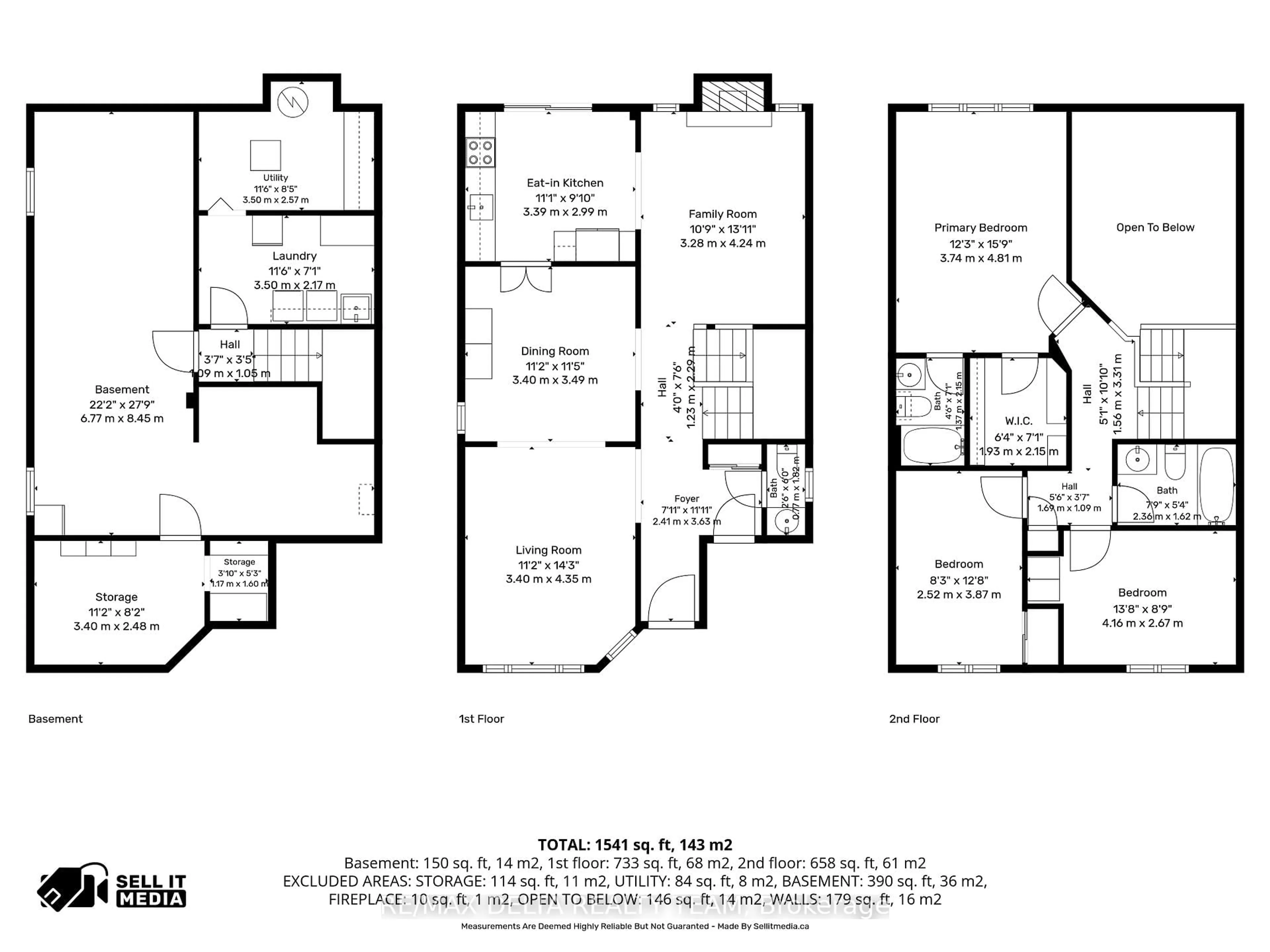 Floor plan for 890 Bideford St, Ottawa Ontario K4A 2C4
