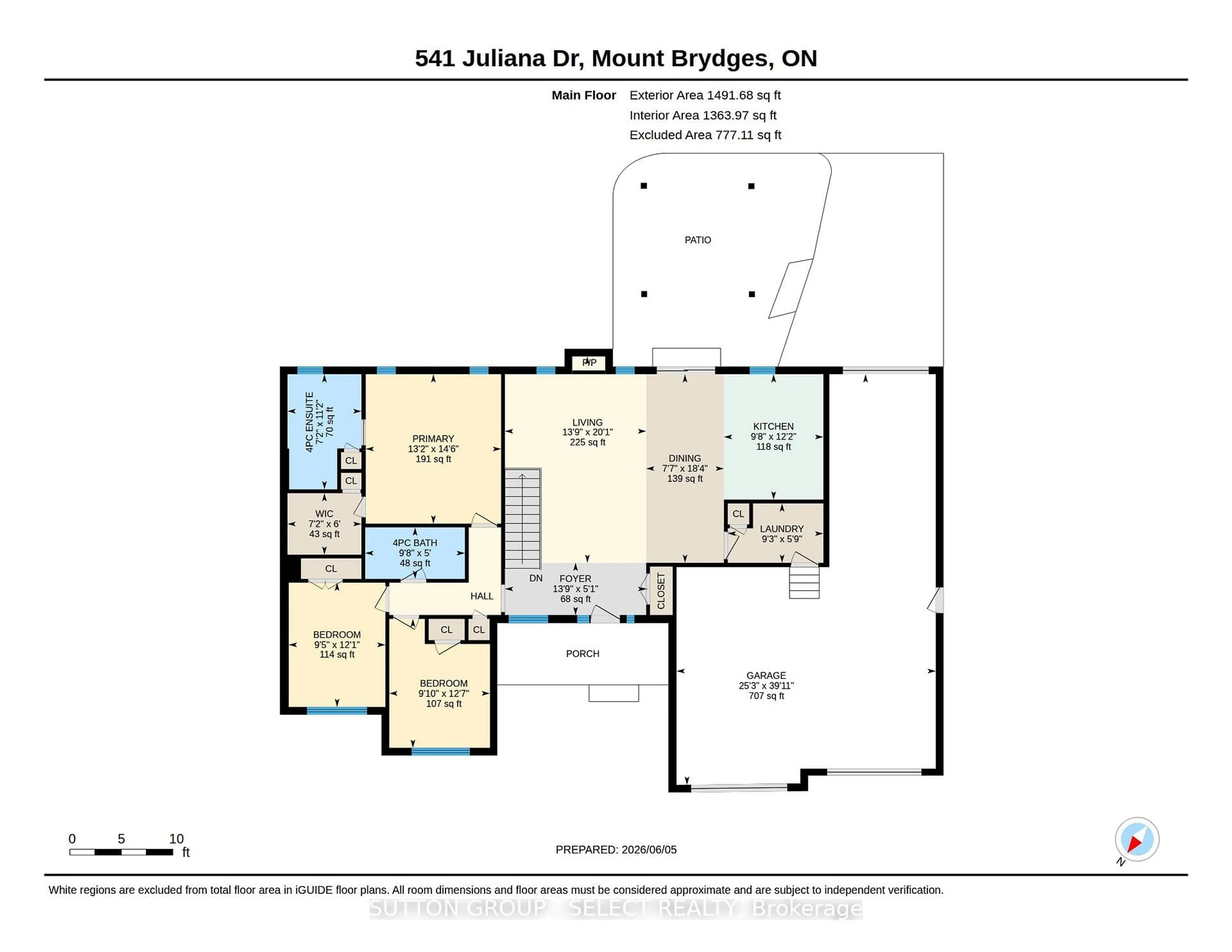 Floor plan for 541 Juliana Dr, Strathroy-Caradoc Ontario N0L 1W0