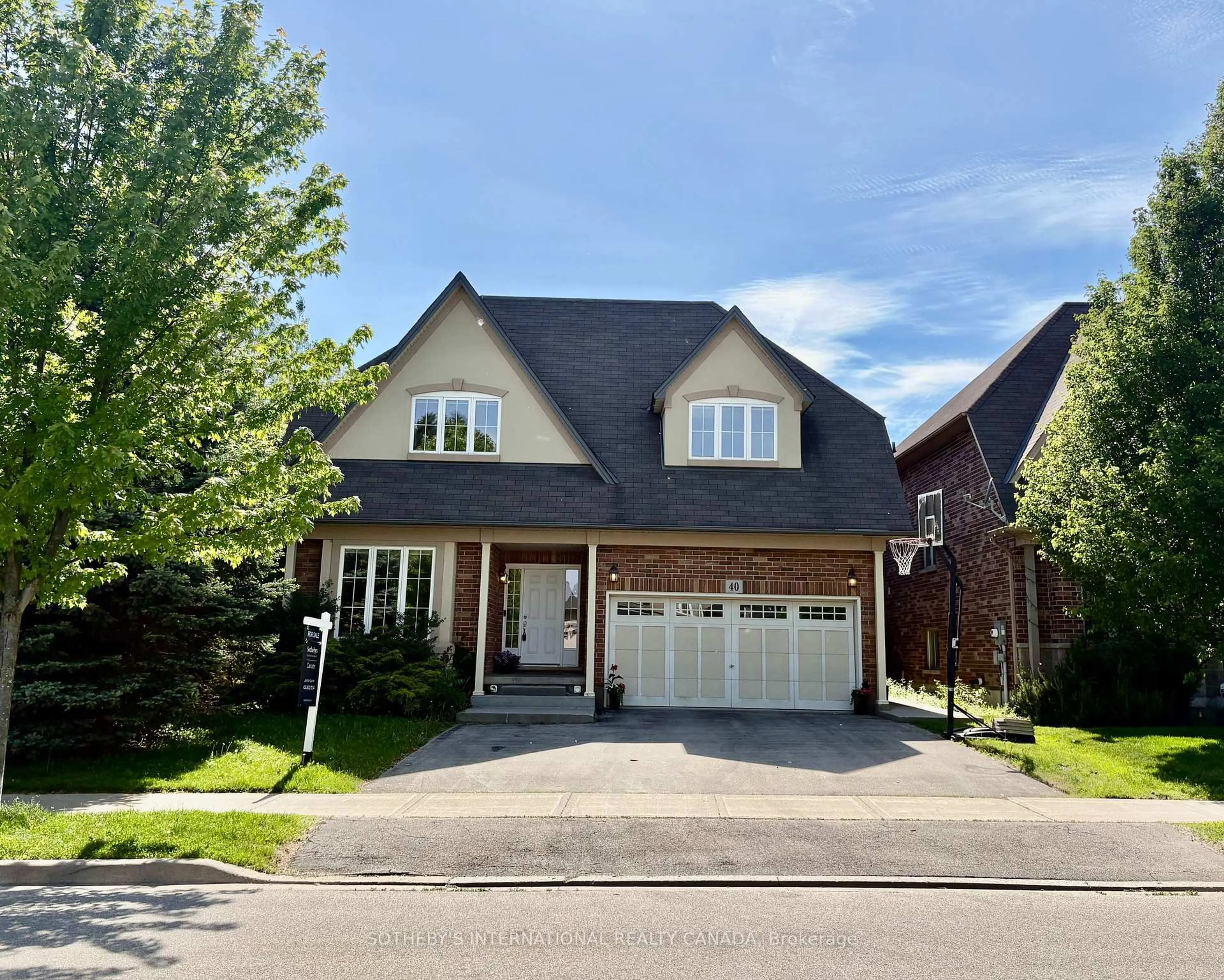 Home with brick exterior material, street for 40 Maplevale Dr, Hamilton Ontario L9G 0C5