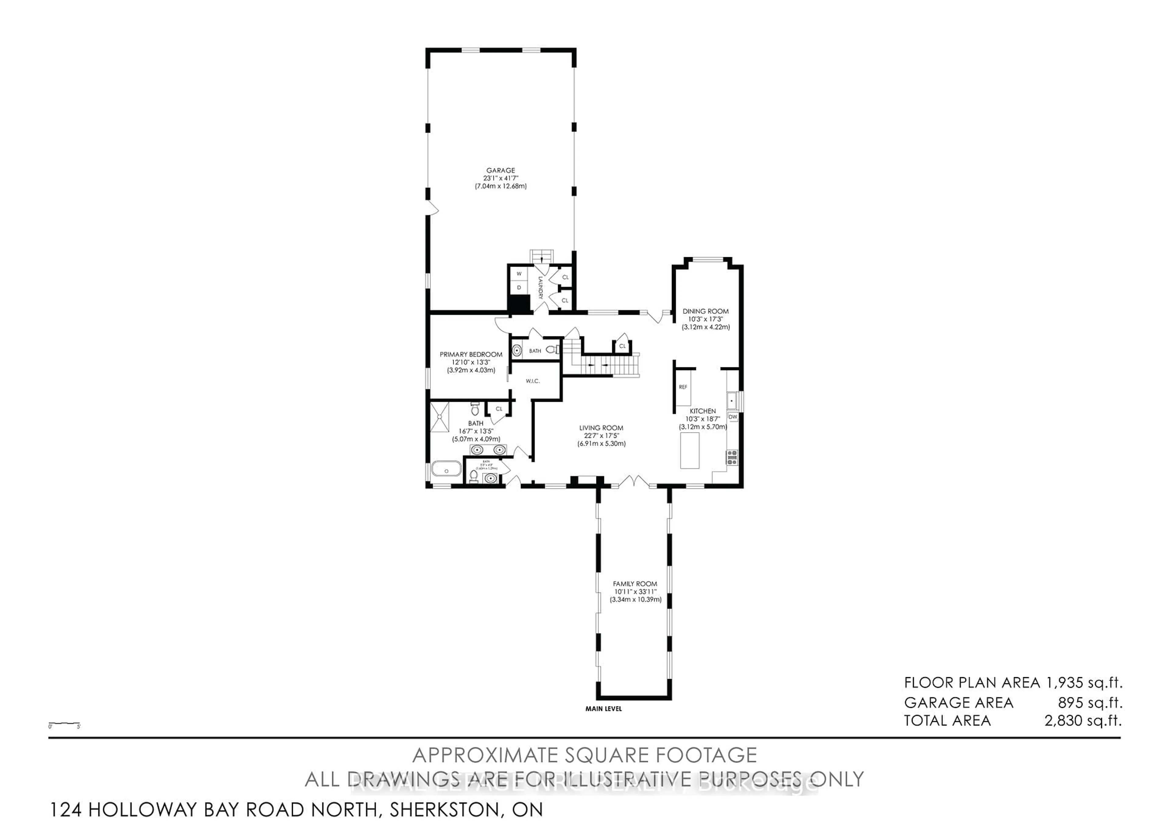 Floor plan for 124 HOLLOWAY BAY Rd, Fort Erie Ontario L0S 1R0