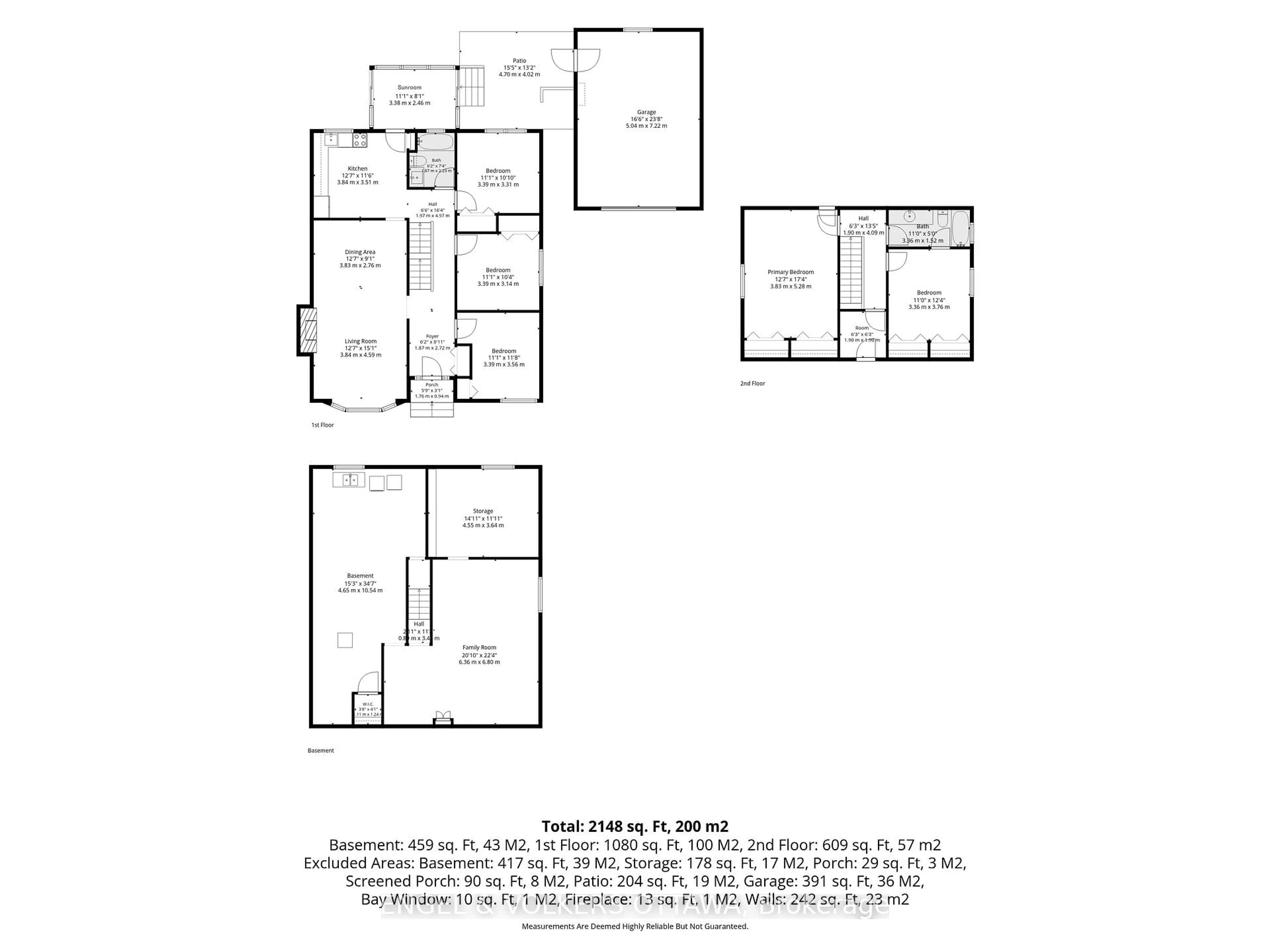 Floor plan for 1862 Sharel Dr, Ottawa Ontario K1H 6W4