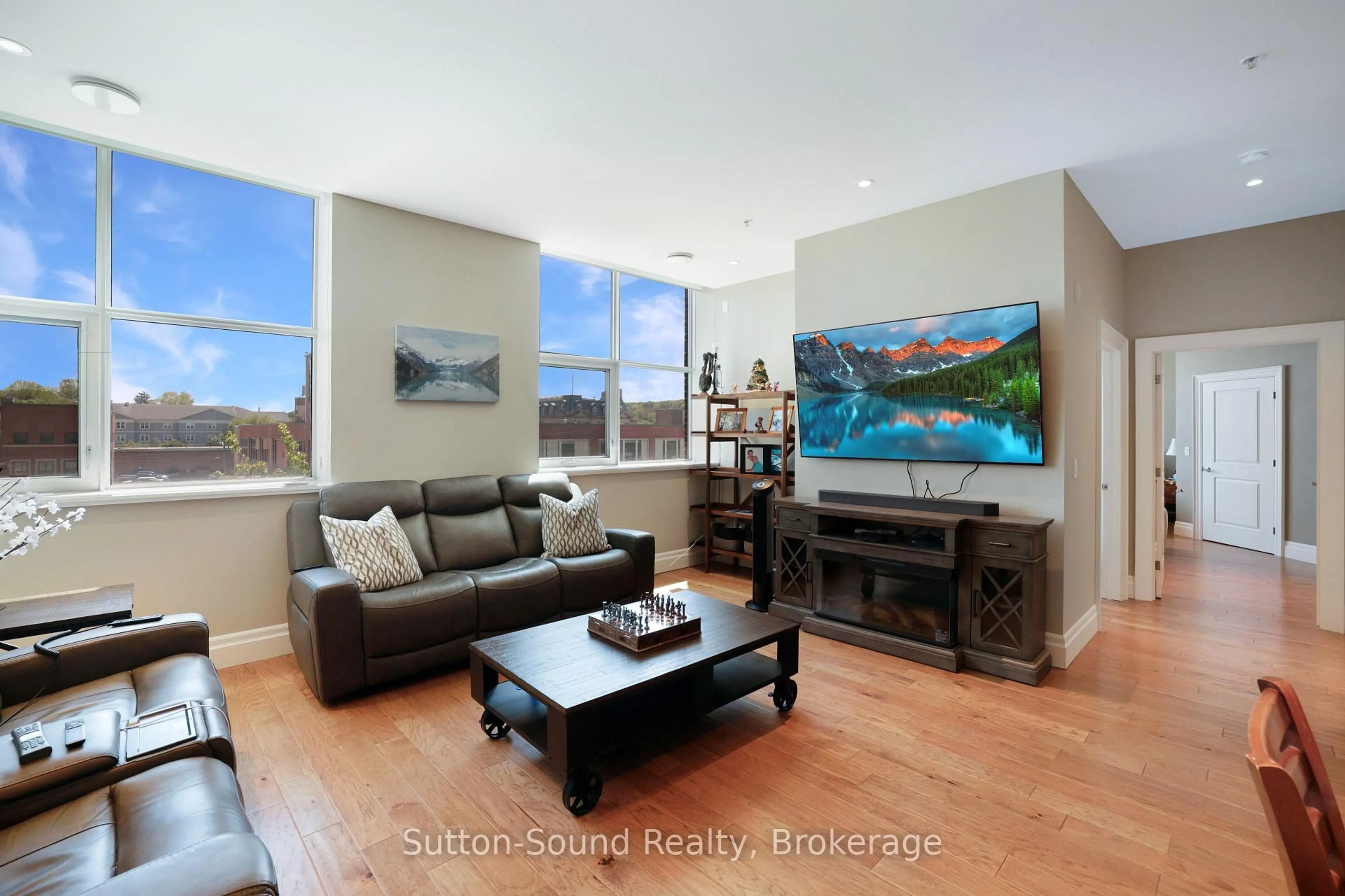 Living room with furniture, unknown for 945 3rd Ave #303, Owen Sound Ontario N4K 2K8