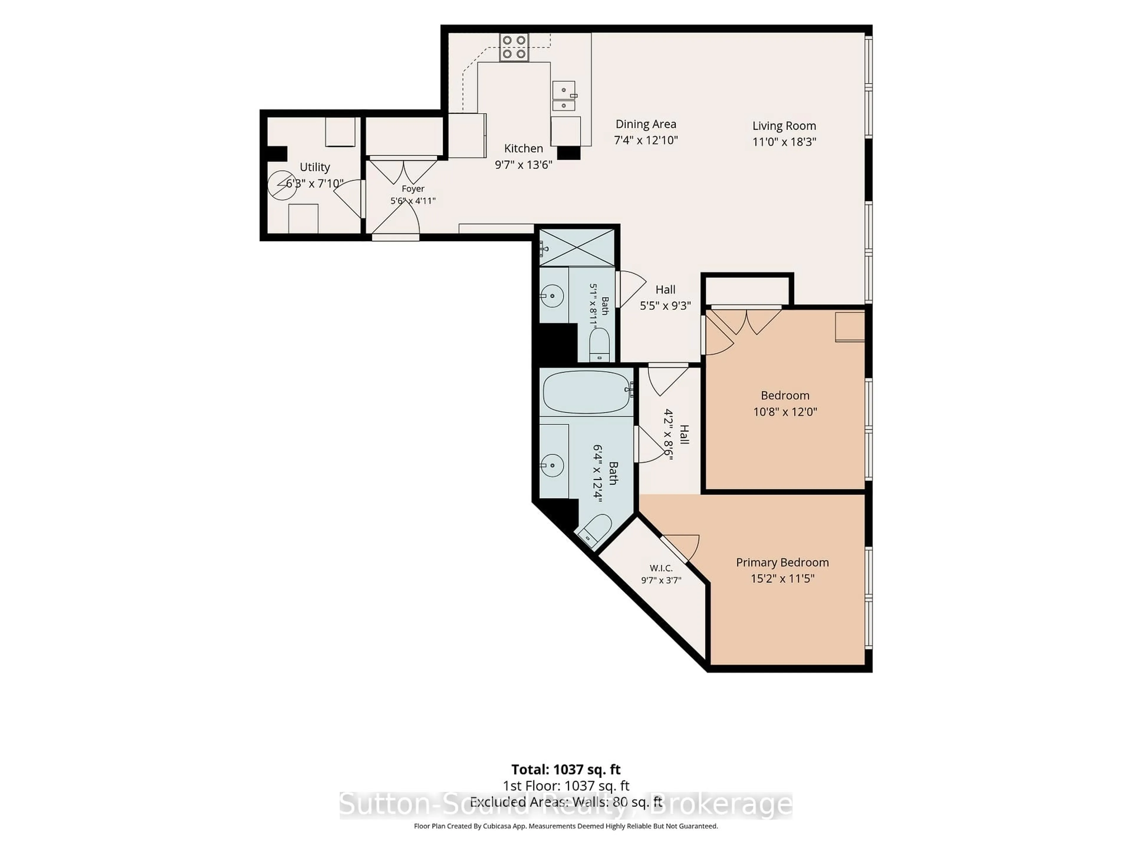 Floor plan for 945 3rd Ave #303, Owen Sound Ontario N4K 2K8