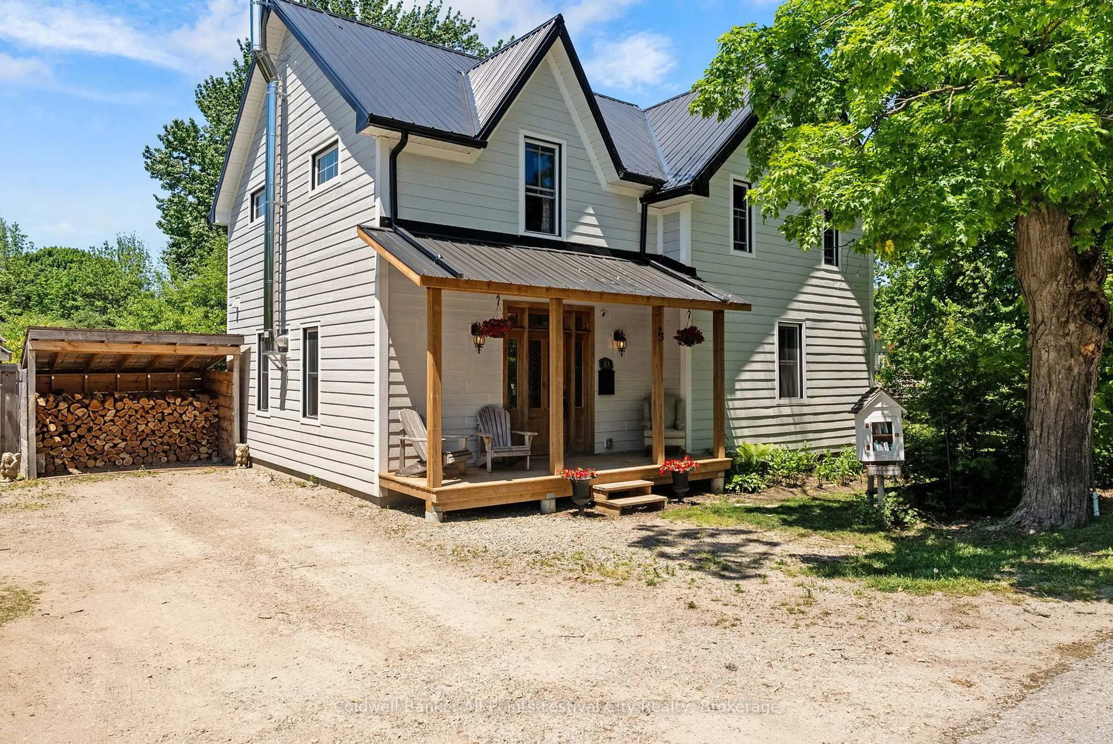 Home with vinyl exterior material, street for 73 William St, Ashfield-Colborne-Wawanosh Ontario N0M 1R0