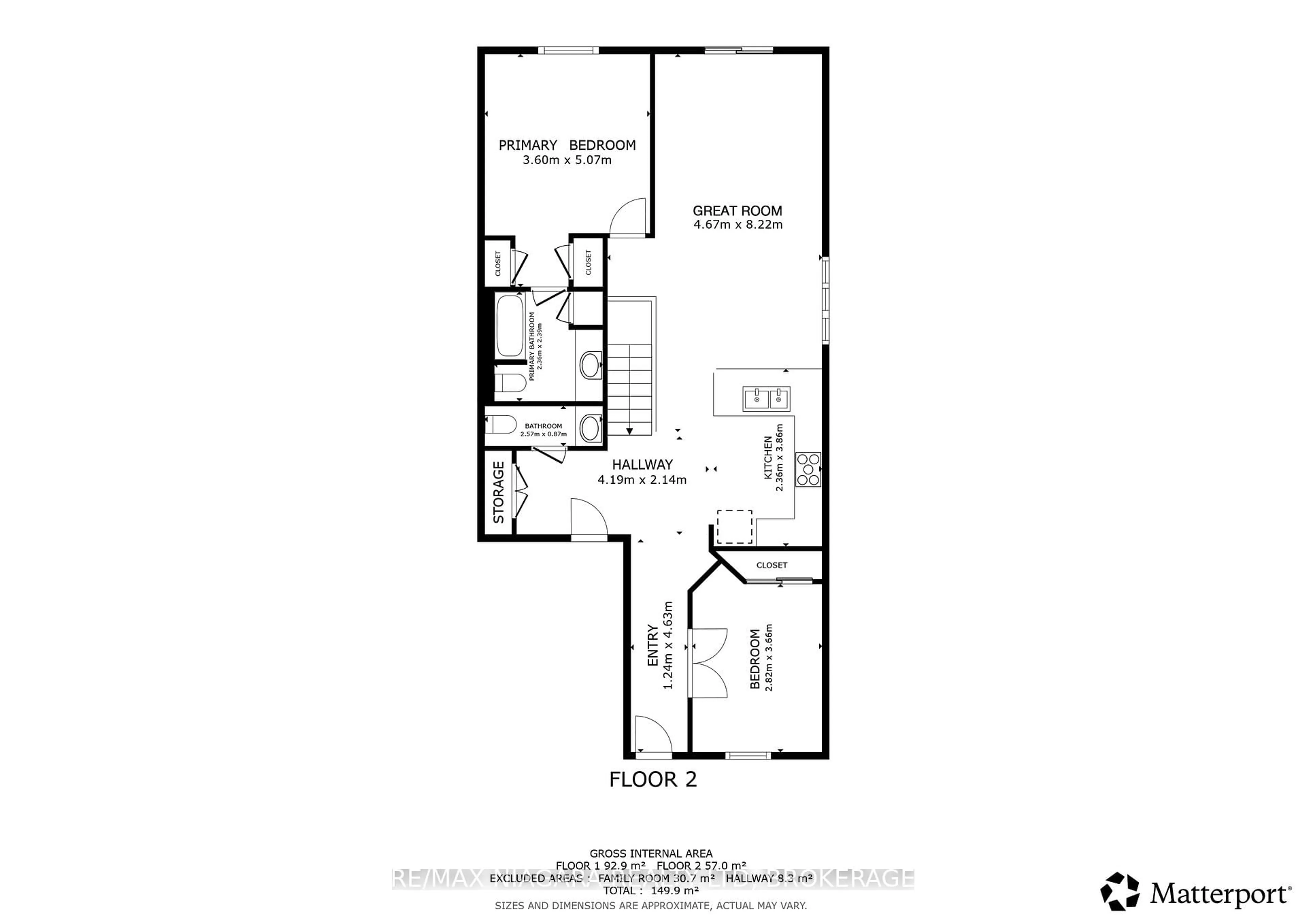 Floor plan for 149 Roselawn Cres, Welland Ontario L3C 0C5